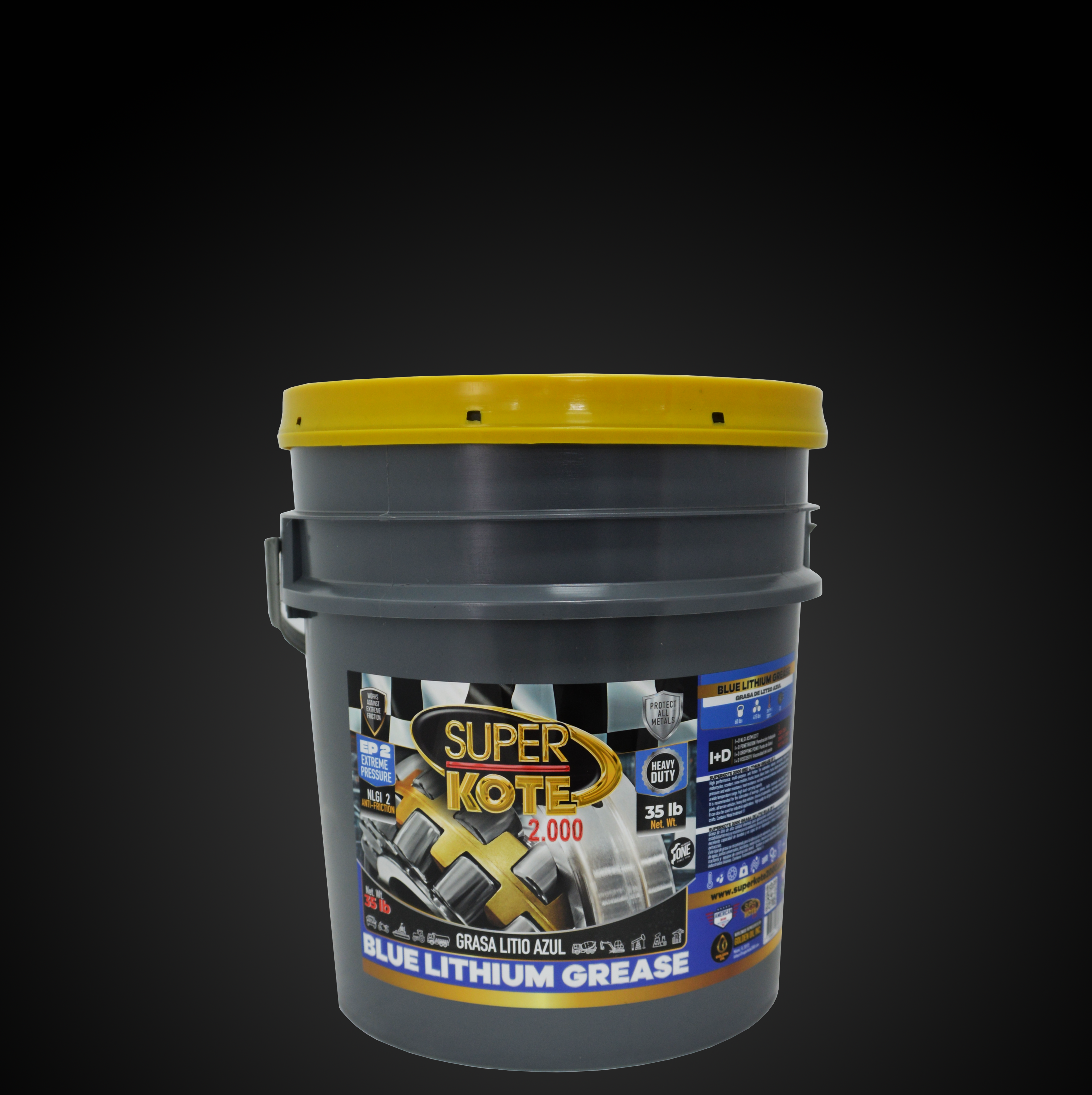 Grasa de Litio Azul para Rodamientos EP 2 NLGI 2