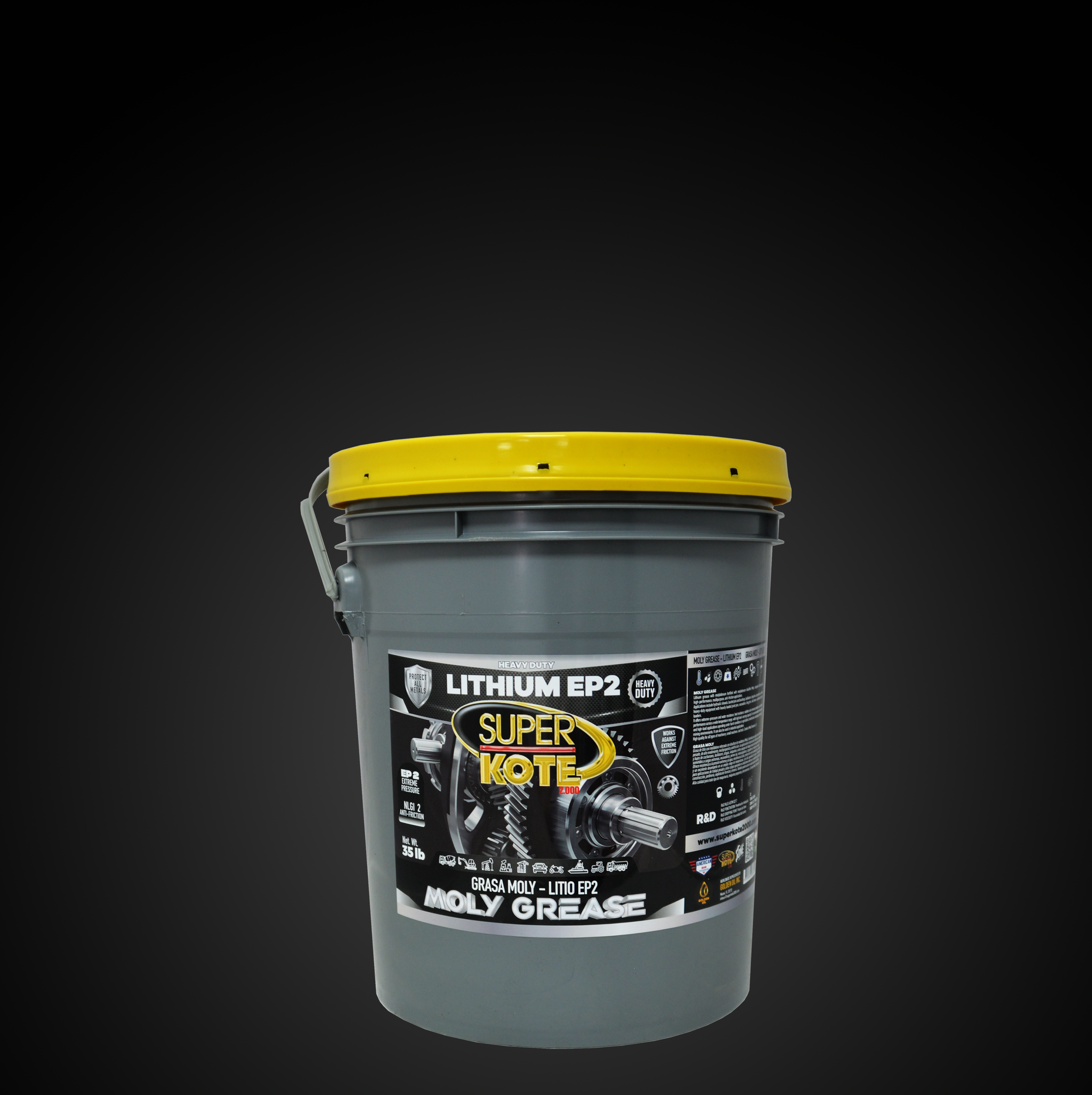 Grasa Moly Litio EP2 NLGI 2 - 3% Molibdeno