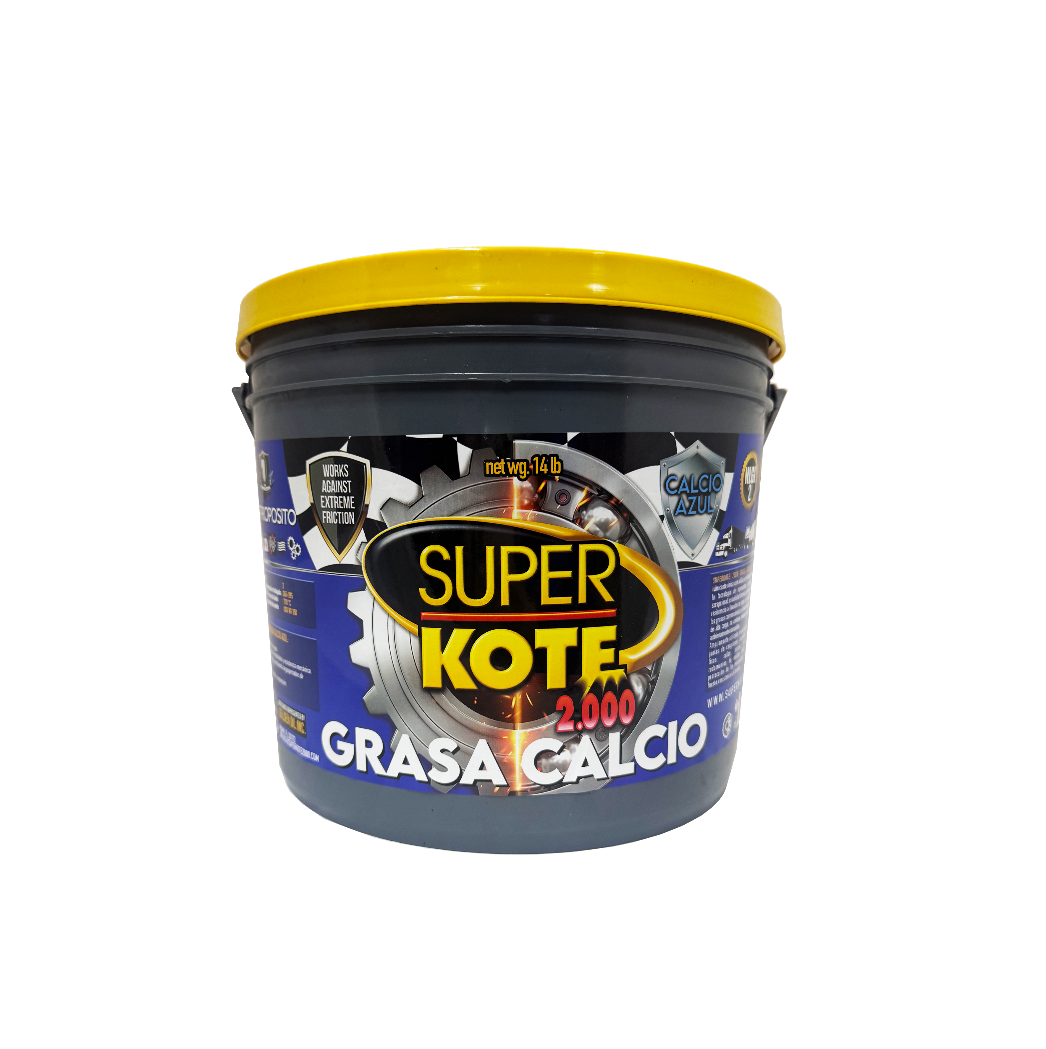 Grasa Multipropósito Calcio Azul Multiproposito NLGI 2 – SUPERKOTE 2000 – 14 lb