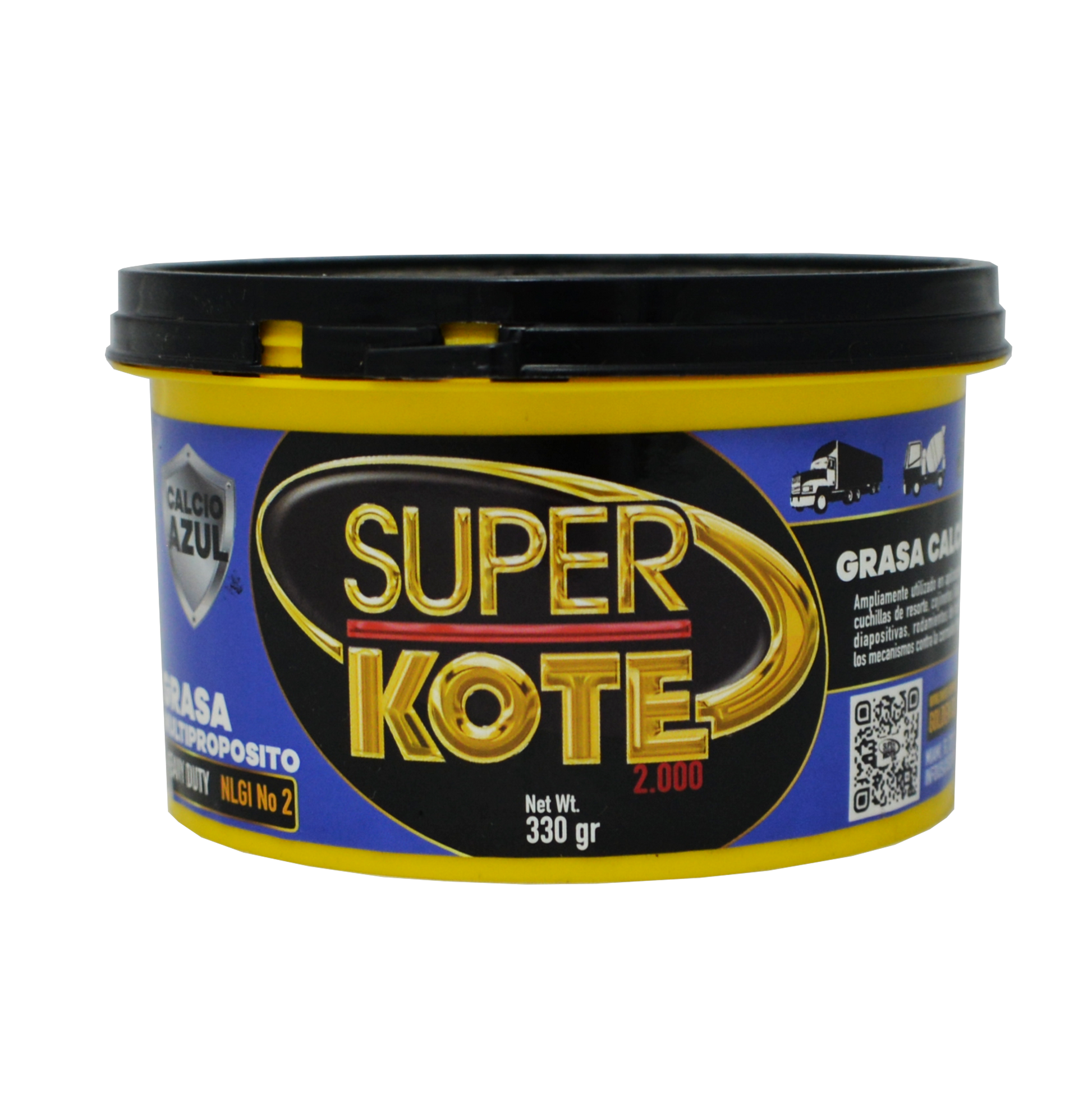Grasa Multipropósito Calcio Azul Multiproposito NLGI 2 – SUPERKOTE 2000 – 330gr-3