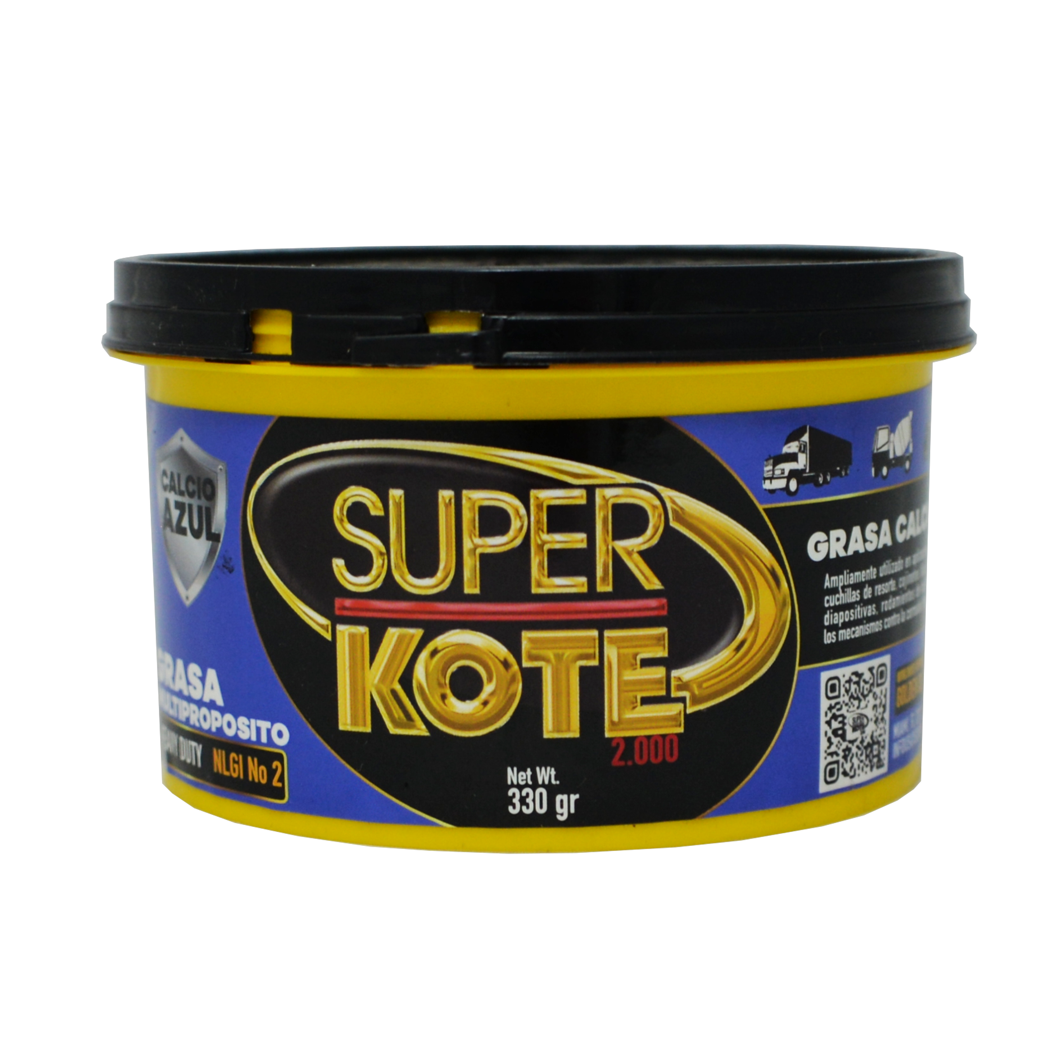 Grasa Multipropósito Calcio Azul Multiproposito NLGI 2 – SUPERKOTE 2000 – 330gr-3