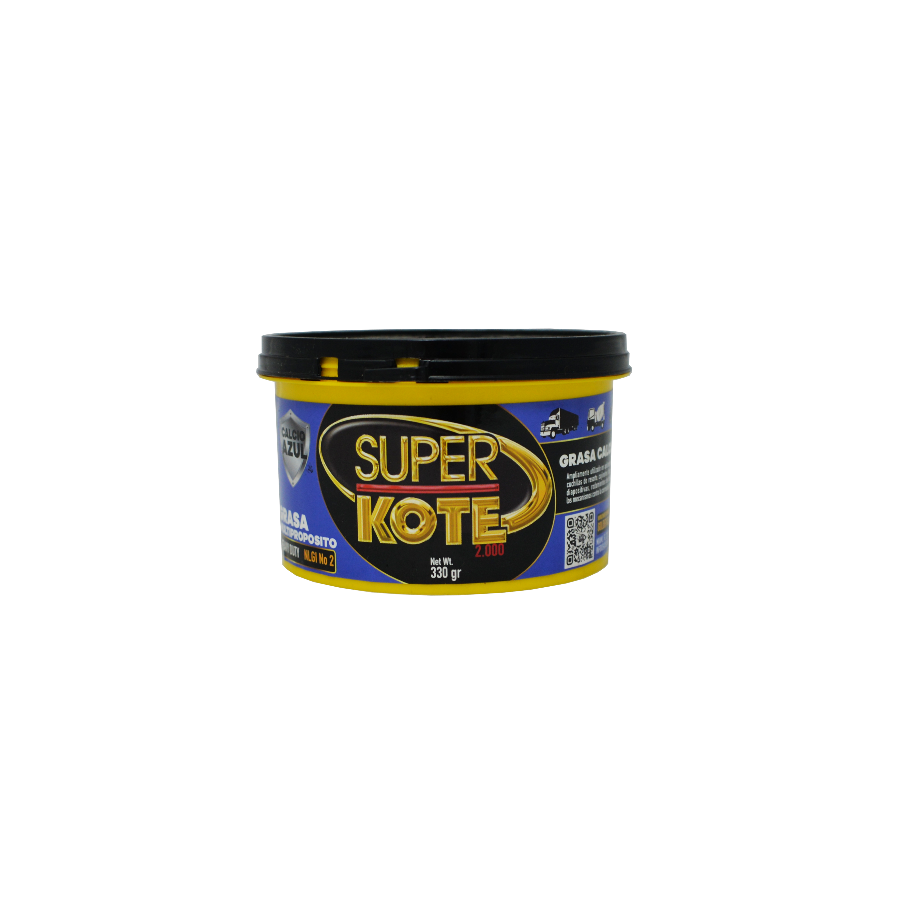 Grasa Multipropósito Calcio Azul Multiproposito NLGI 2 – SUPERKOTE 2000 – 330gr