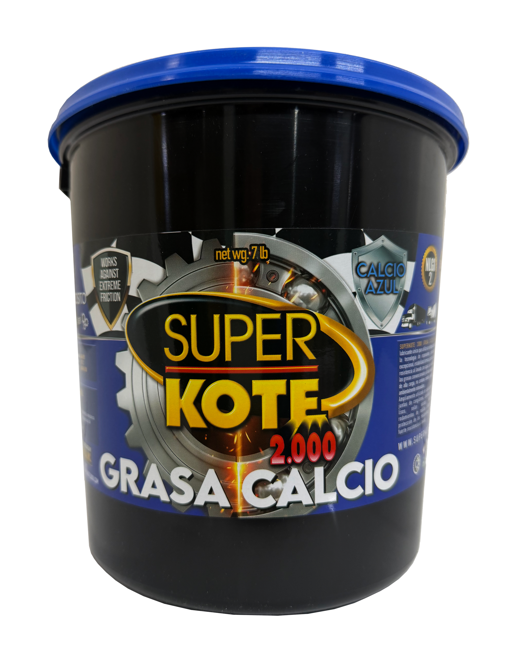 Grasa Multipropósito Calcio Azul Multiproposito NLGI 2 – SUPERKOTE 2000 – 7 lb-3