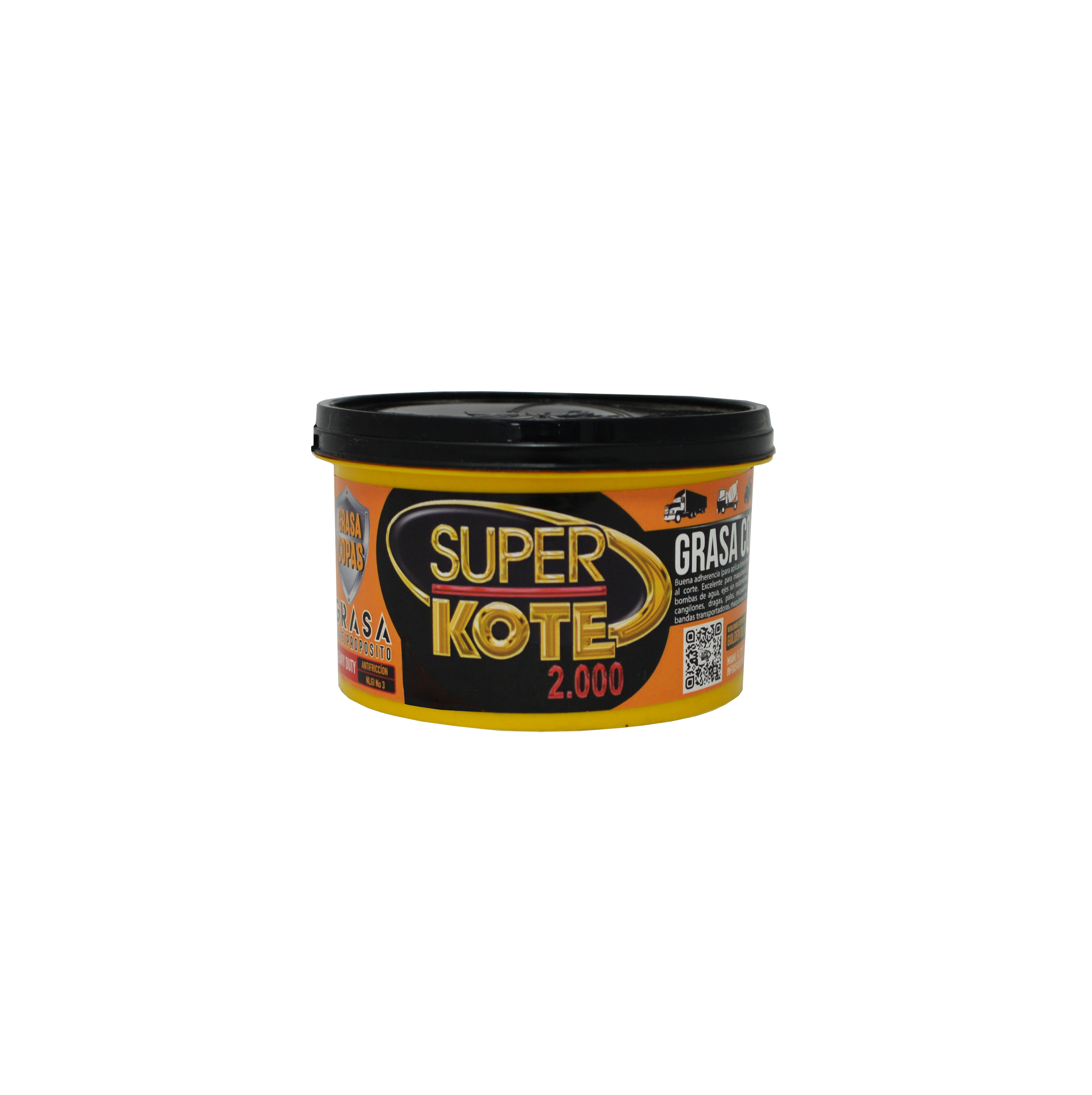 Grasa de Copas Cálcica Multipropósito NLGI 3 – SUPERKOTE 2000 – 330gr