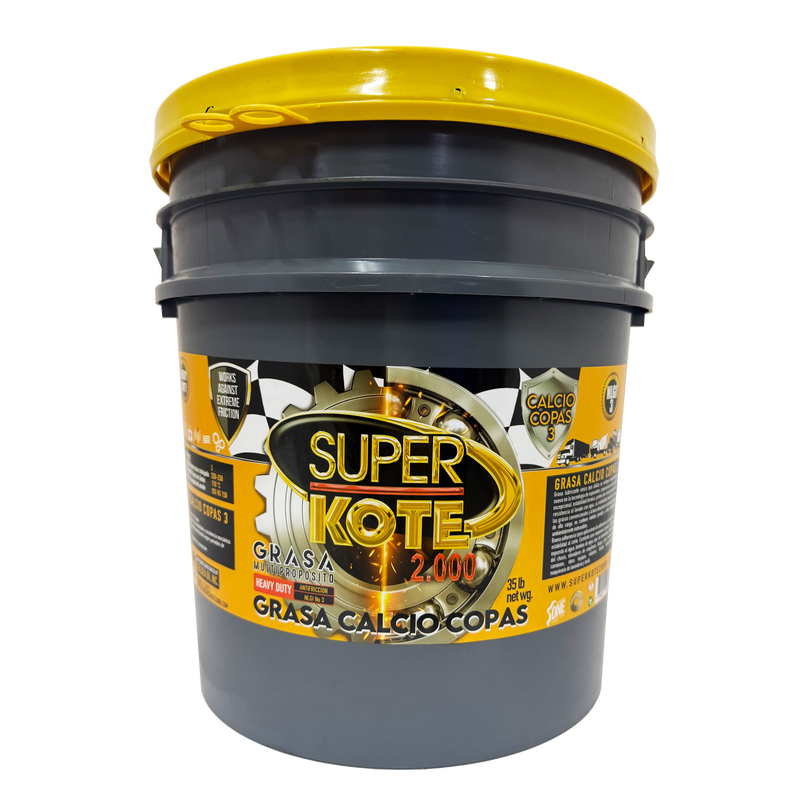 Grasa de Copas Cálcica Multipropósito NLGI 3 – SUPERKOTE 2000 – 35 lb-3