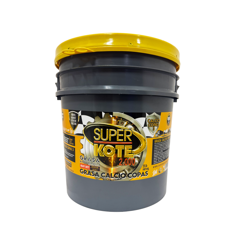 Grasa de Copas Cálcica Multipropósito NLGI 3 – SUPERKOTE 2000 – 35 lb-1
