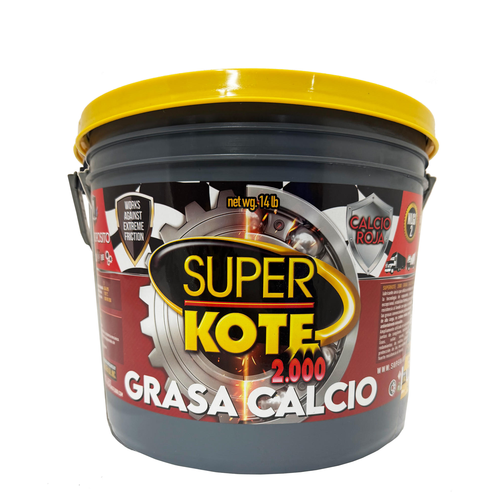 Grasa Chasis Calcio Roja Multiproposito NLGI 2 – SUPERKOTE 2000 – 14 lb-3