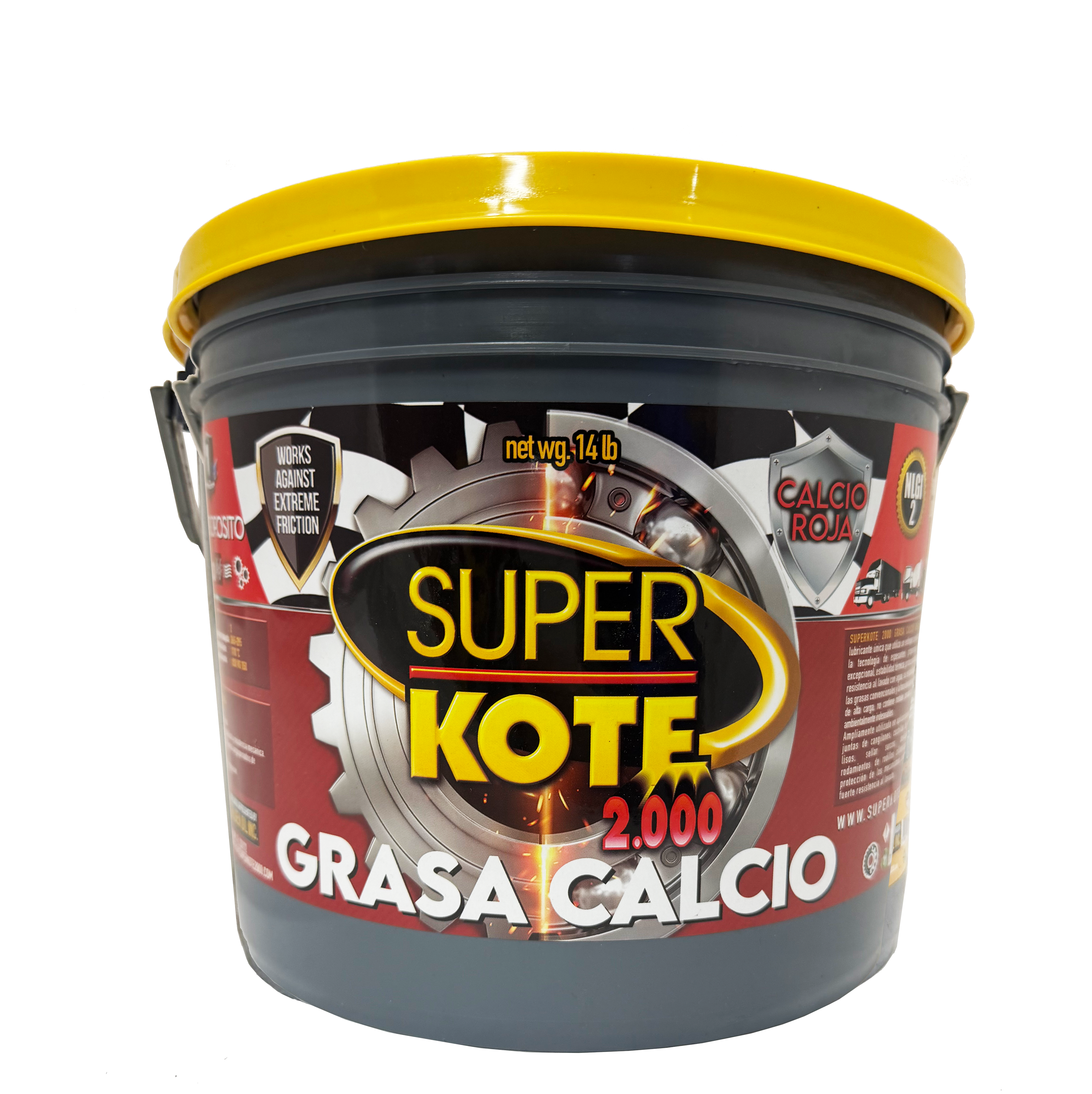 Grasa Chasis Calcio Roja Multiproposito NLGI 2 – SUPERKOTE 2000 – 14 lb-3