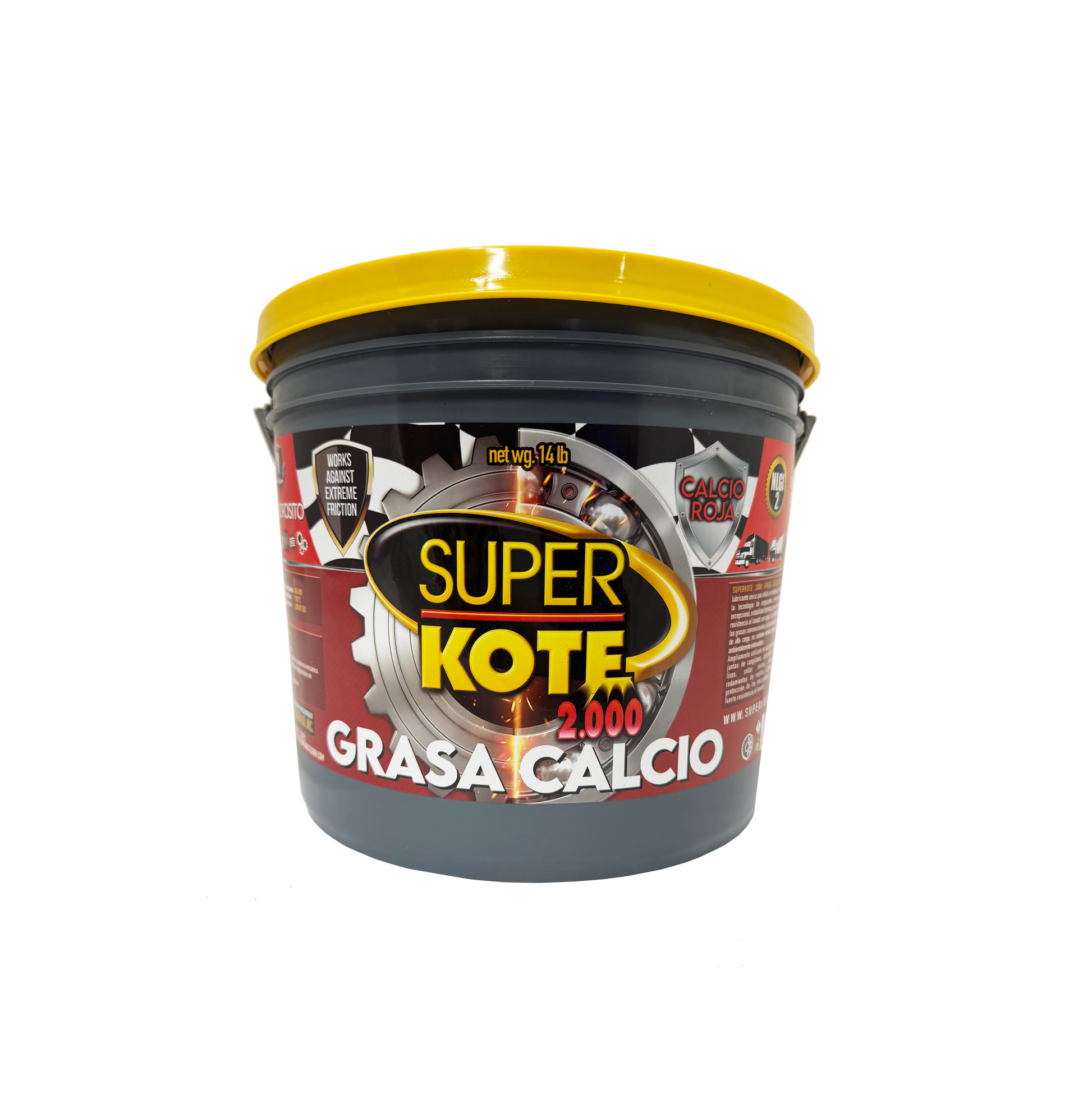 Grasa Chasis Calcio Roja Multiproposito NLGI 2 – SUPERKOTE 2000 – 14 lb-1