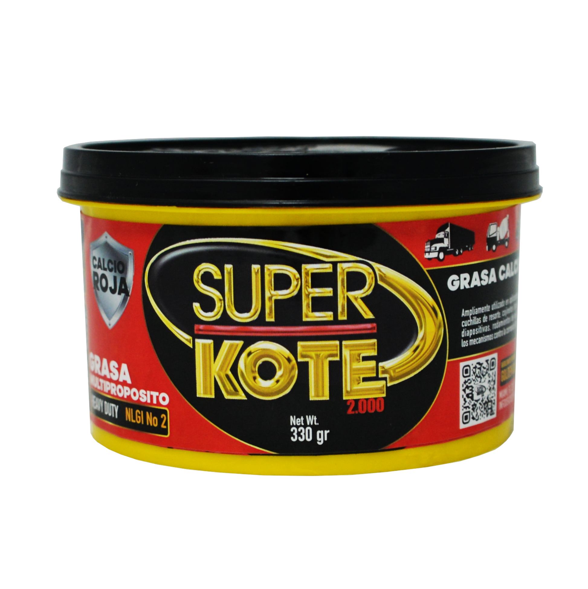 Grasa Chasis Calcio Roja Multiproposito NLGI 2 – SUPERKOTE 2000 – 330gr-3