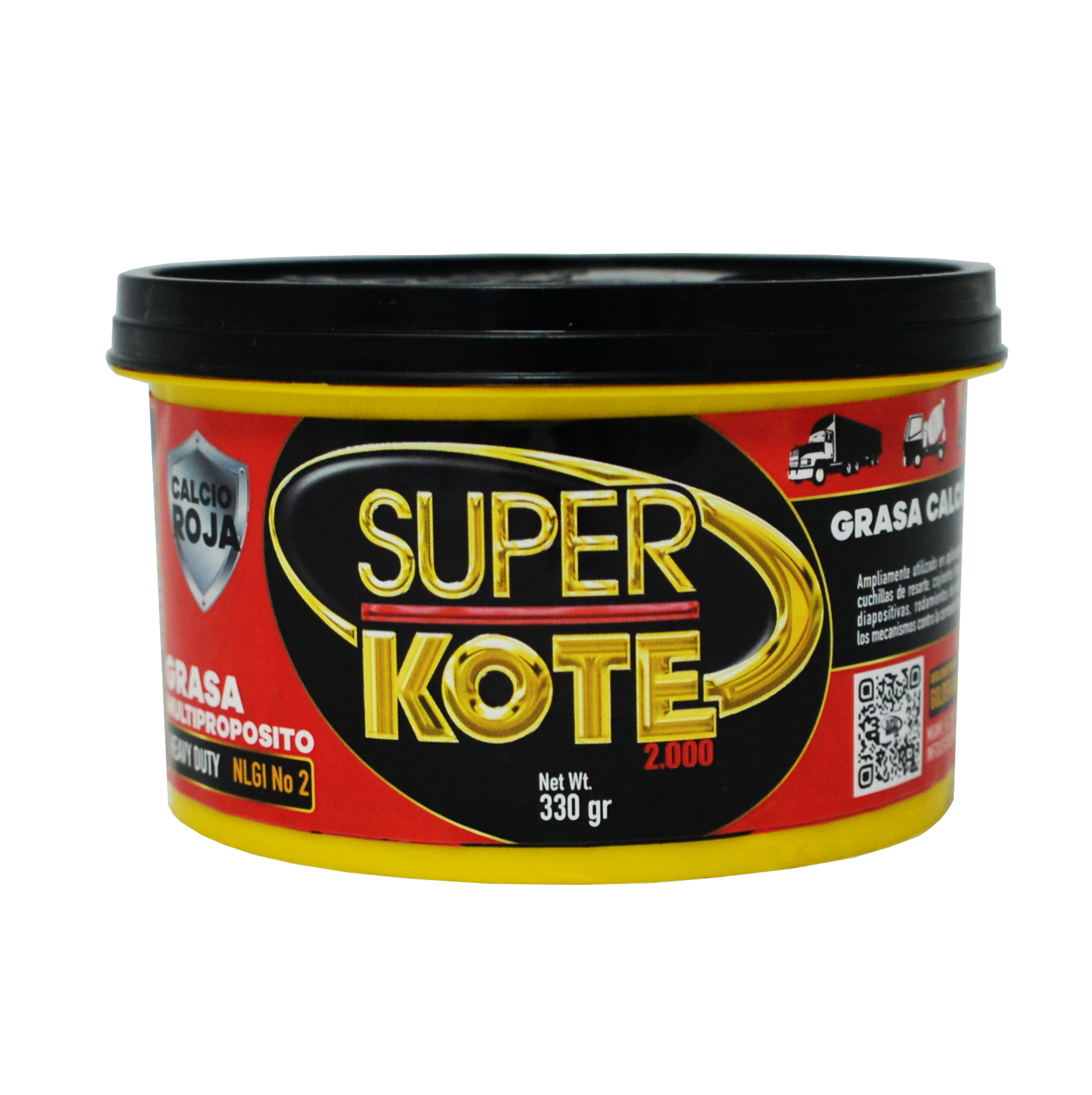 Grasa Chasis Calcio Roja Multiproposito NLGI 2 – SUPERKOTE 2000 – 330gr-3