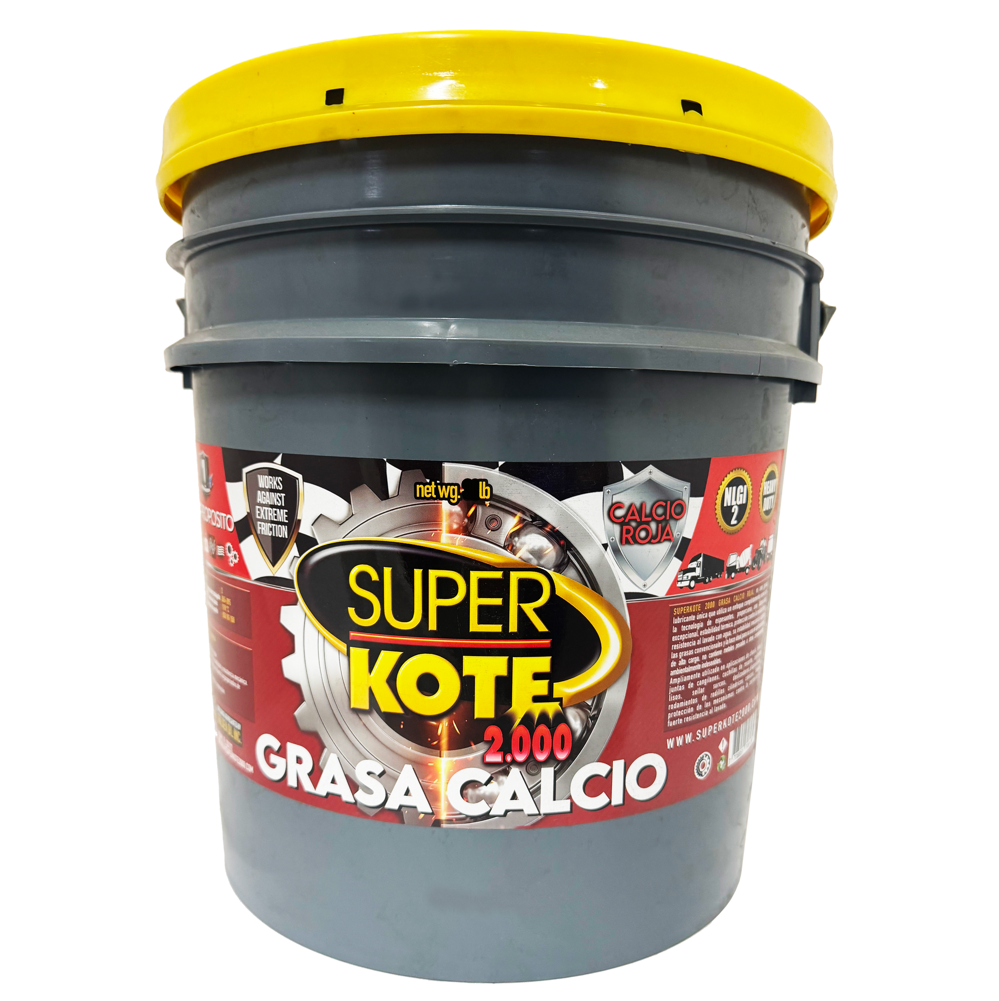 Grasa Chasis Calcio Roja Multiproposito NLGI 2 – SUPERKOTE 2000 – 35 lb-3