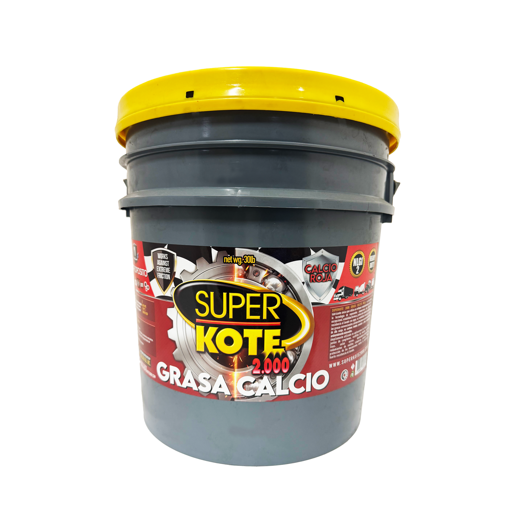 Grasa Chasis Calcio Roja Multiproposito NLGI 2 – SUPERKOTE 2000 – 35 lb-1