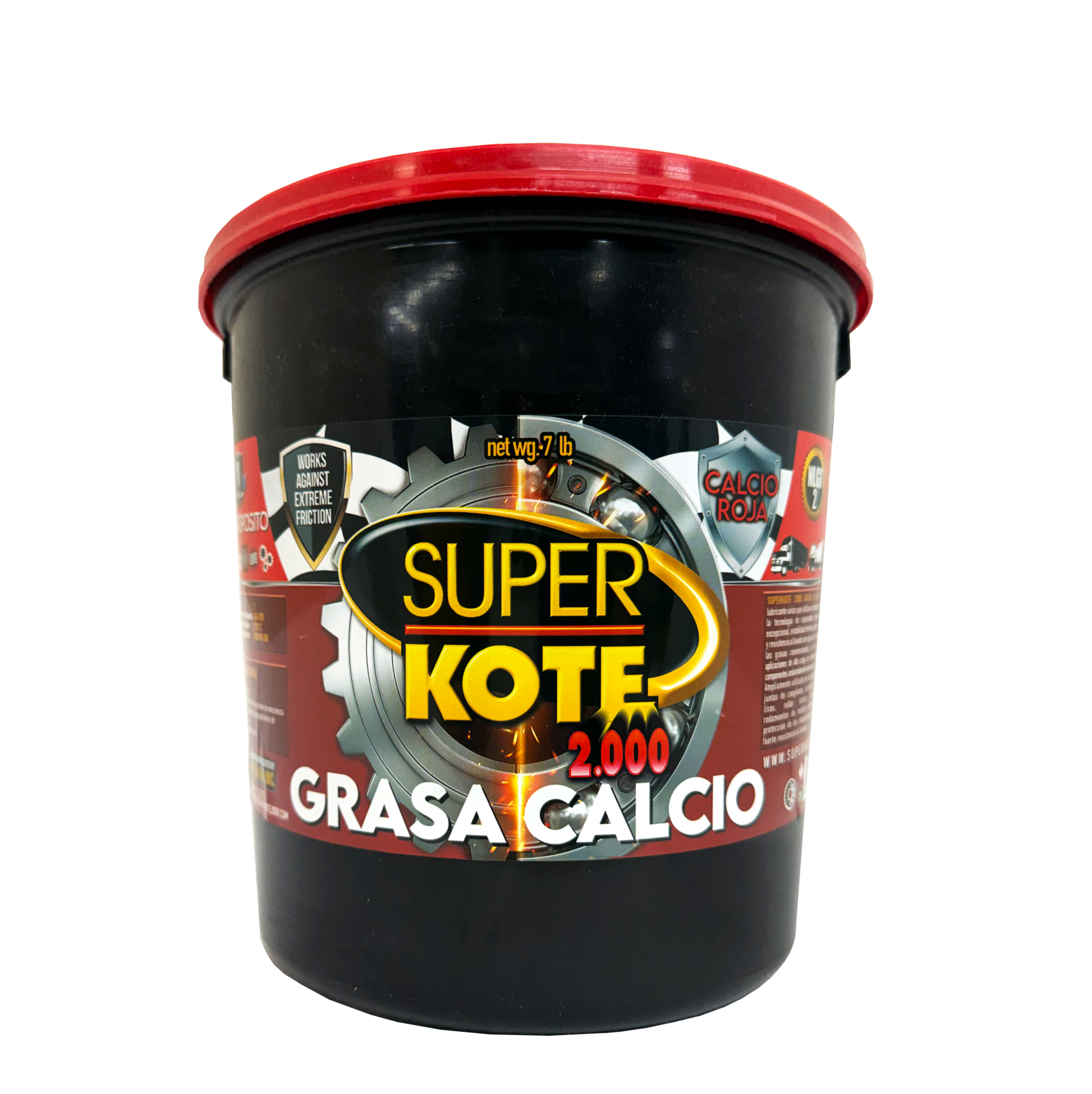 Grasa Chasis Calcio Roja Multiproposito NLGI 2 – SUPERKOTE 2000 – 7 lb-3