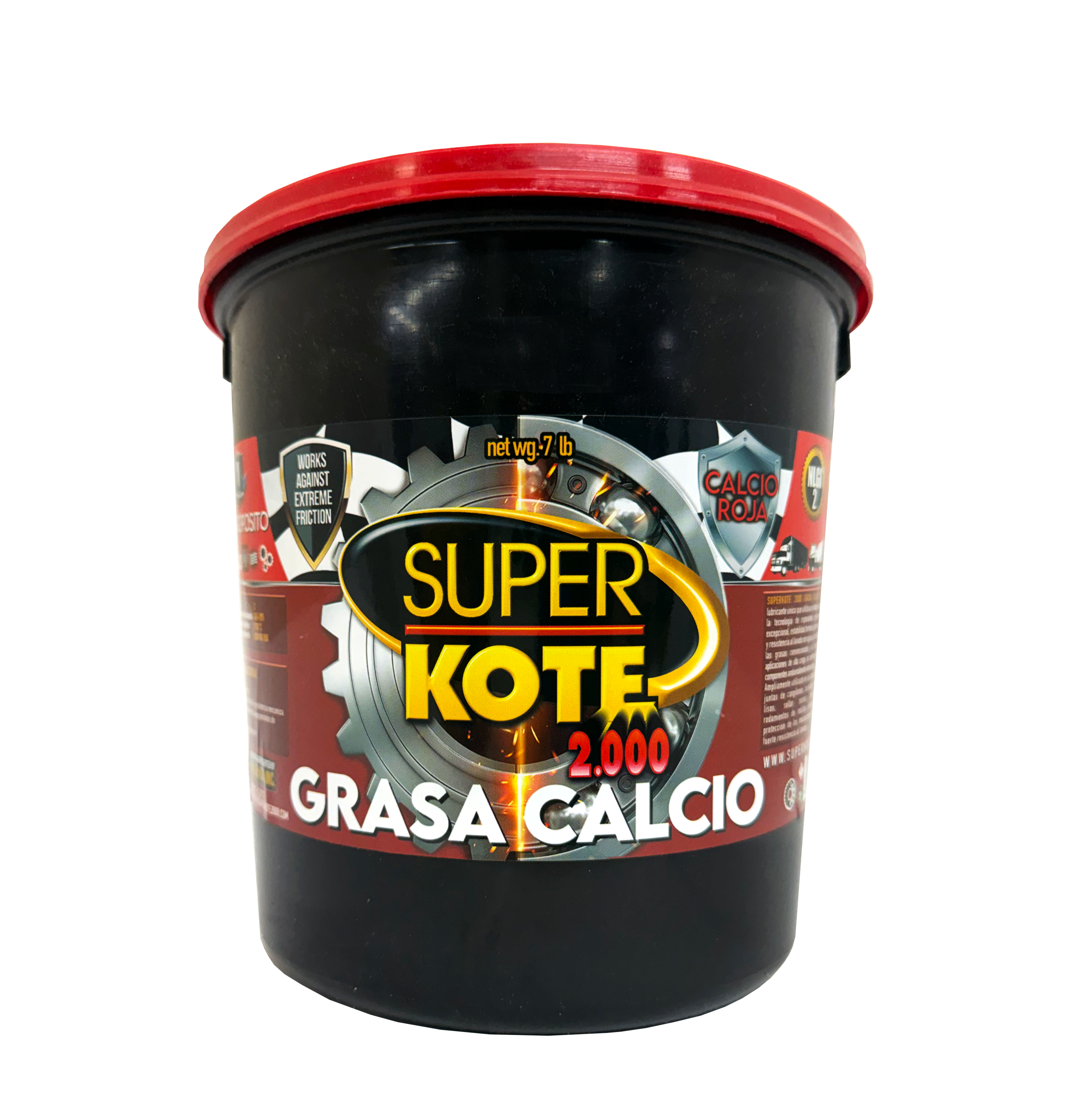 Grasa Chasis Calcio Roja Multiproposito NLGI 2 – SUPERKOTE 2000 – 7 lb-3