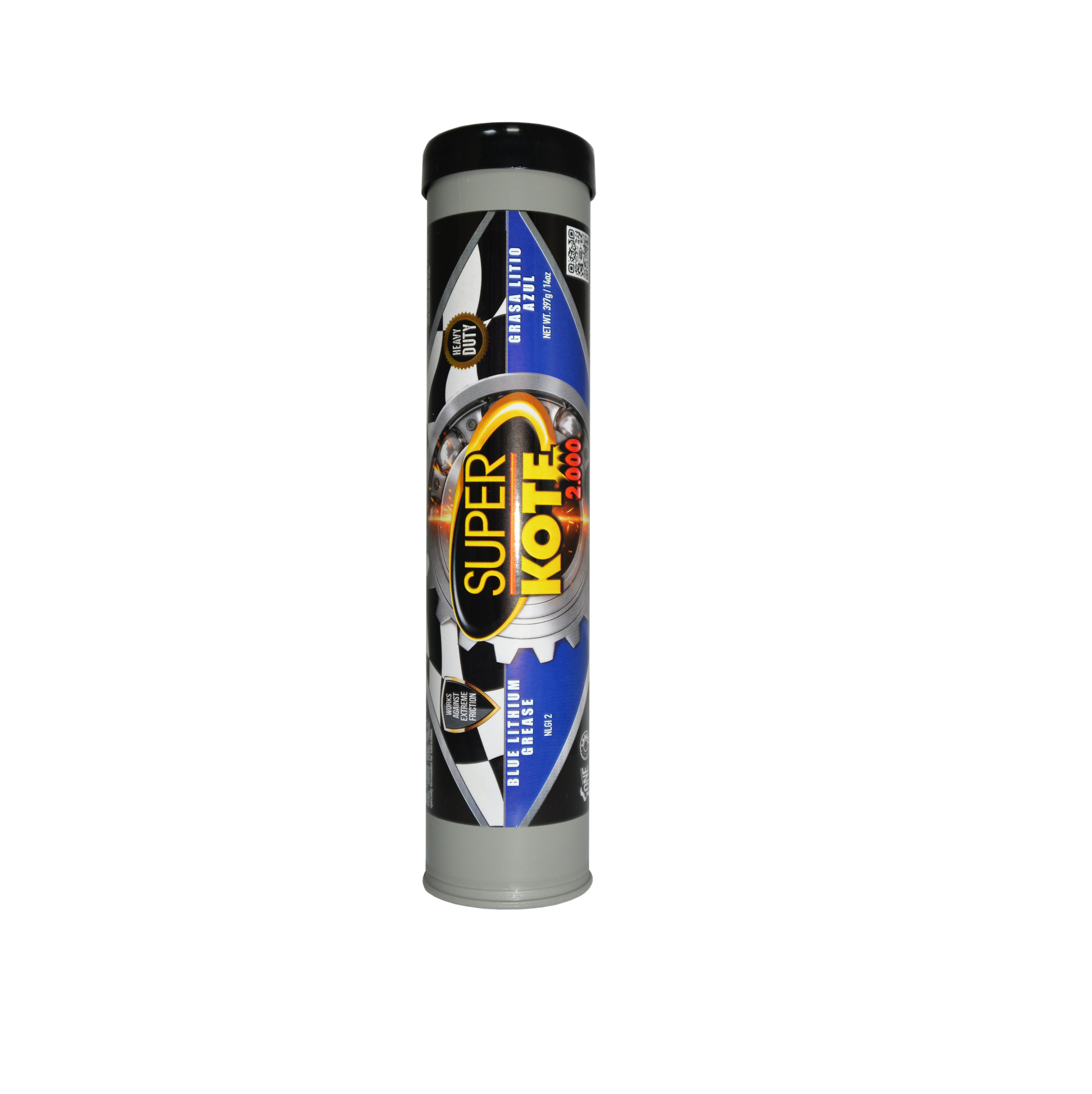 Grasa de Litio Azul Cartucho EP2 NLGI 2 – SUPERKOTE 2000 – 397gr x 1un-1
