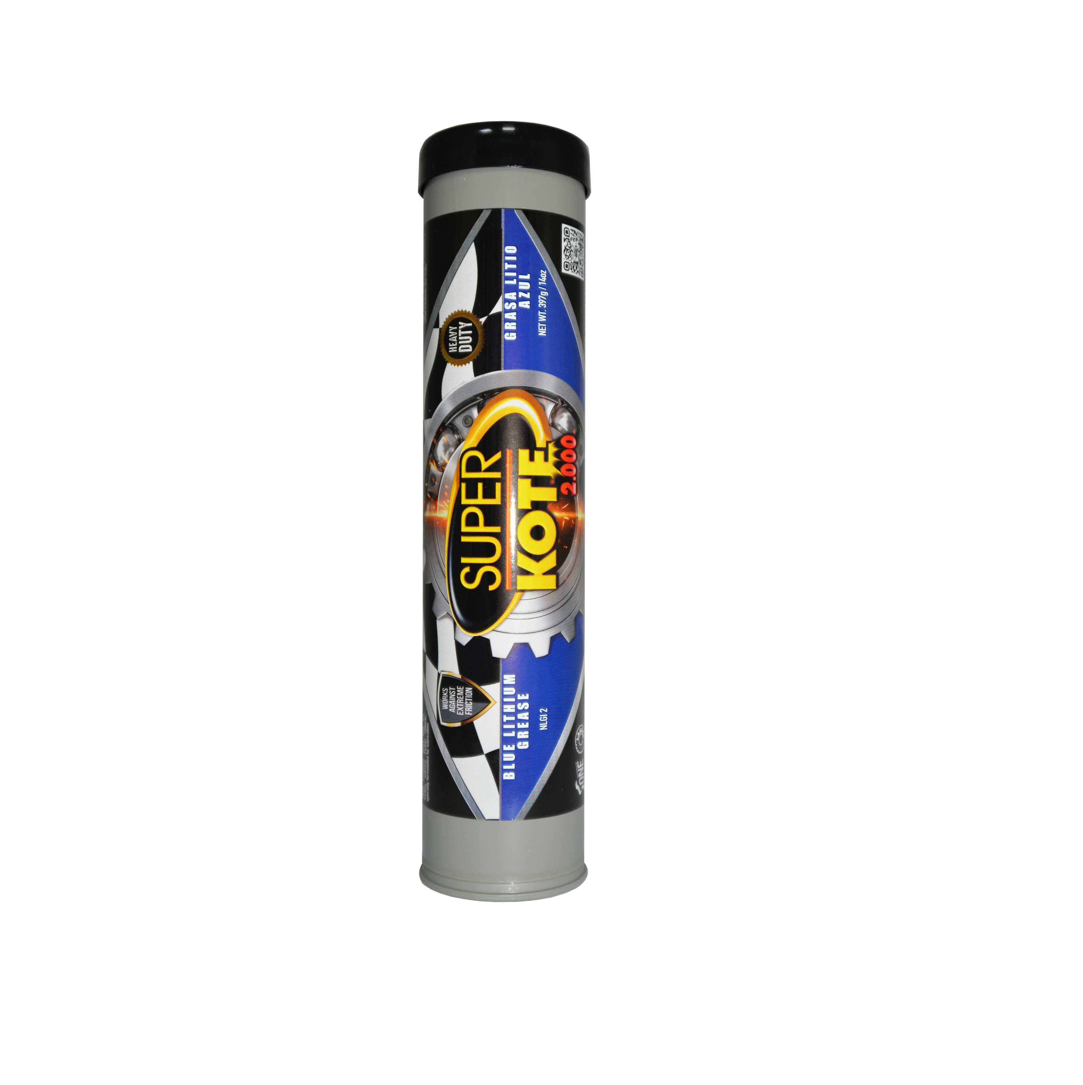 Grasa de Litio Azul Cartucho EP2 NLGI 2 – SUPERKOTE 2000 – 397gr x 1un