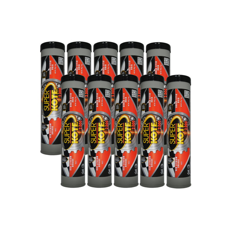 Grasa de LitioRoja en Cartuchos  EP2 NLGI 2 – SUPERKOTE 2000 – 397gr x 10un-1