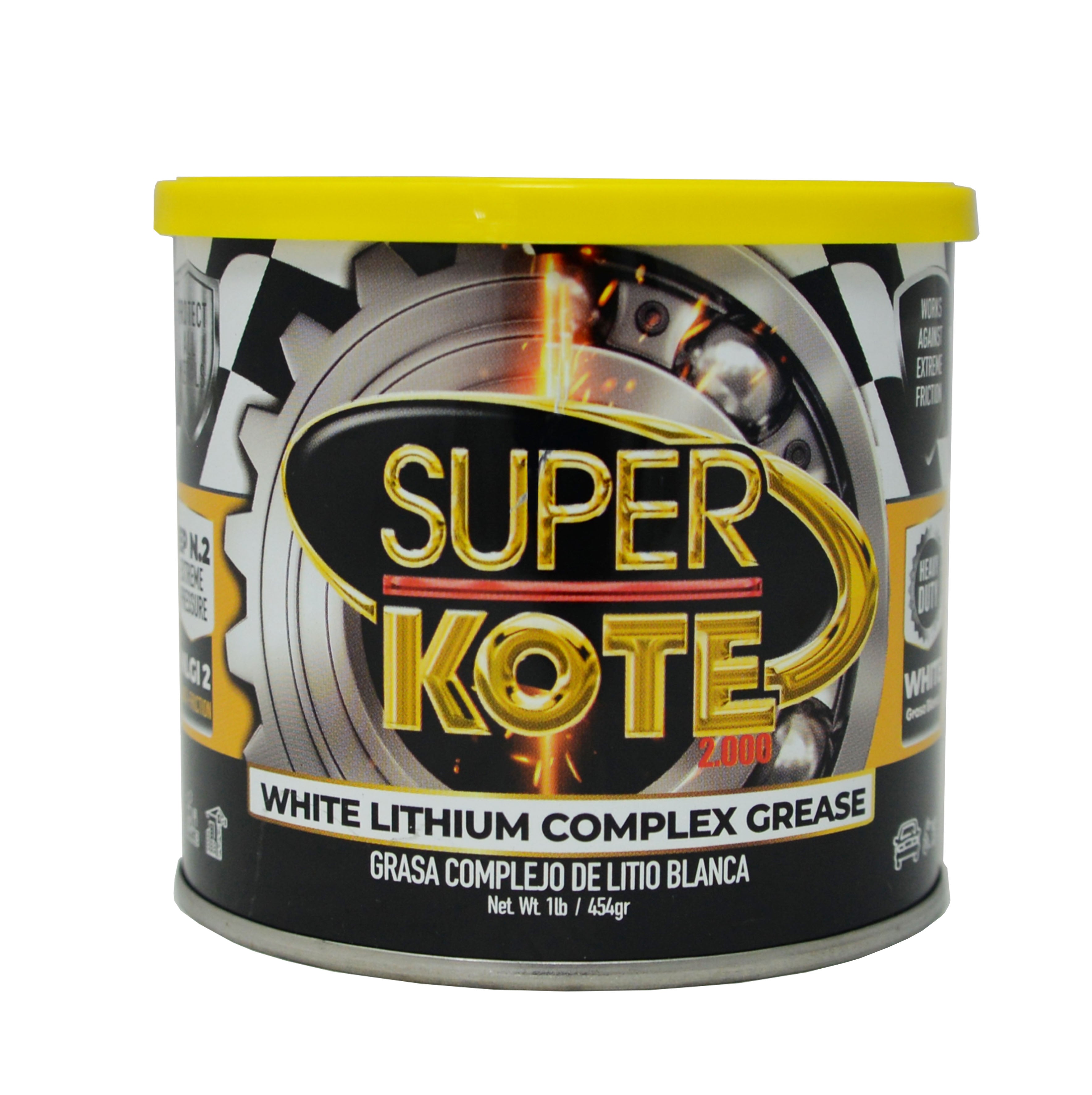 Grasa Complejo de Litio Blanca EP2 NLGI 2 – SUPERKOTE 2000 – 1 lb-3