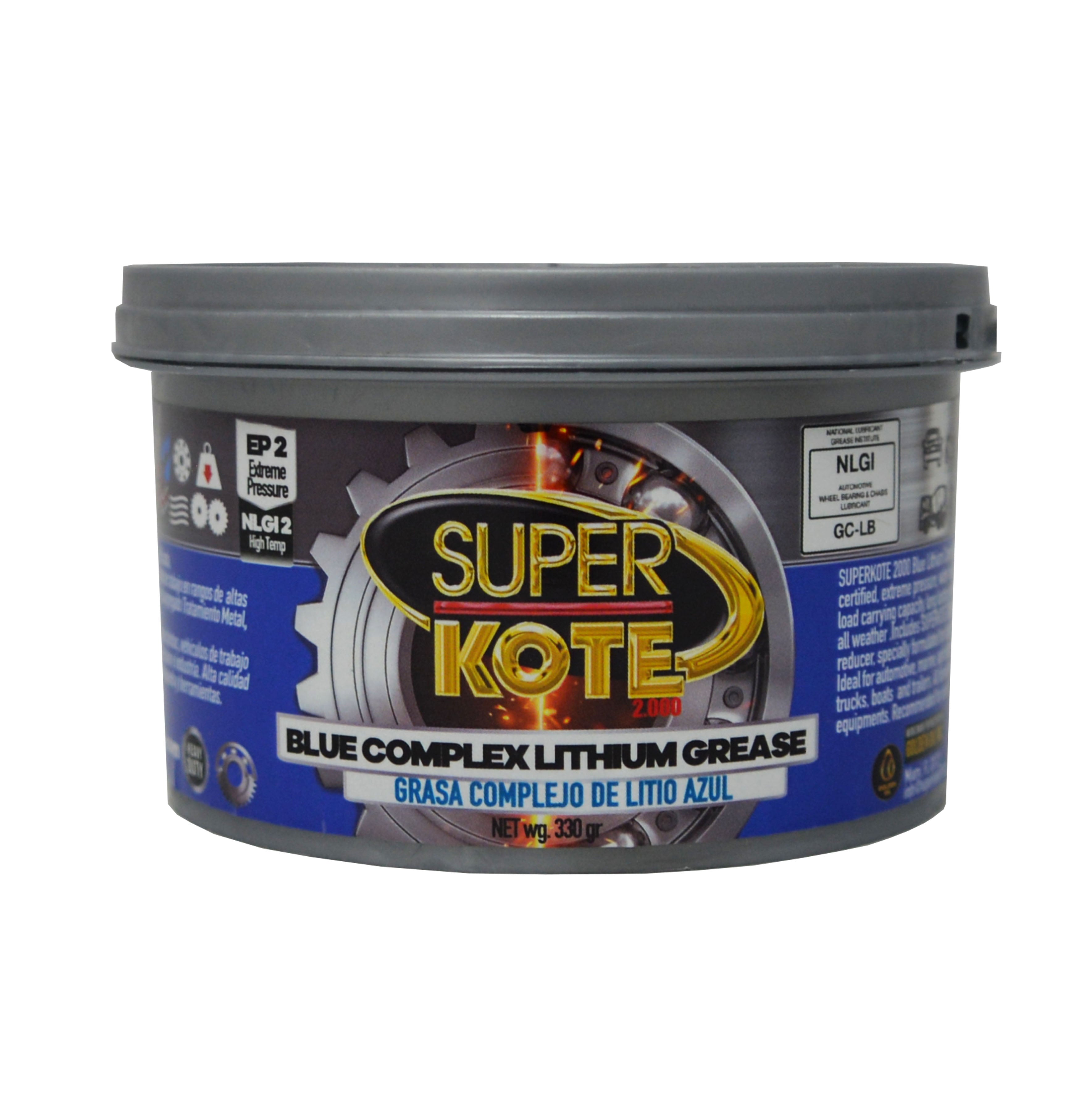 Grasa Complejo de Litio Azul EP2 NLGI 2 – SUPERKOTE 2000 – 330gr-3