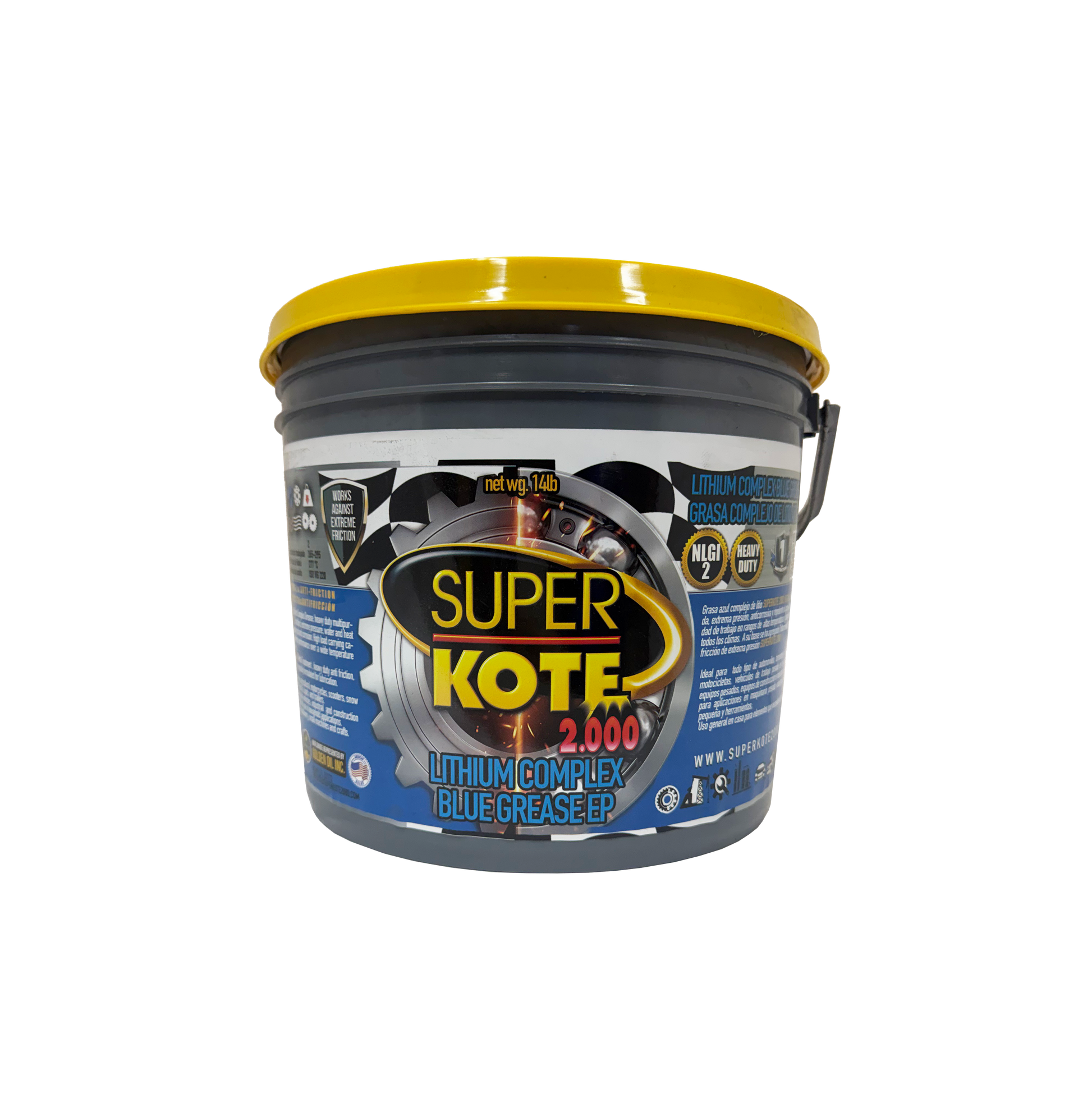 Grasa Complejo de Litio Azul EP2 NLGI 2 – SUPERKOTE 2000 – 14 lb-1