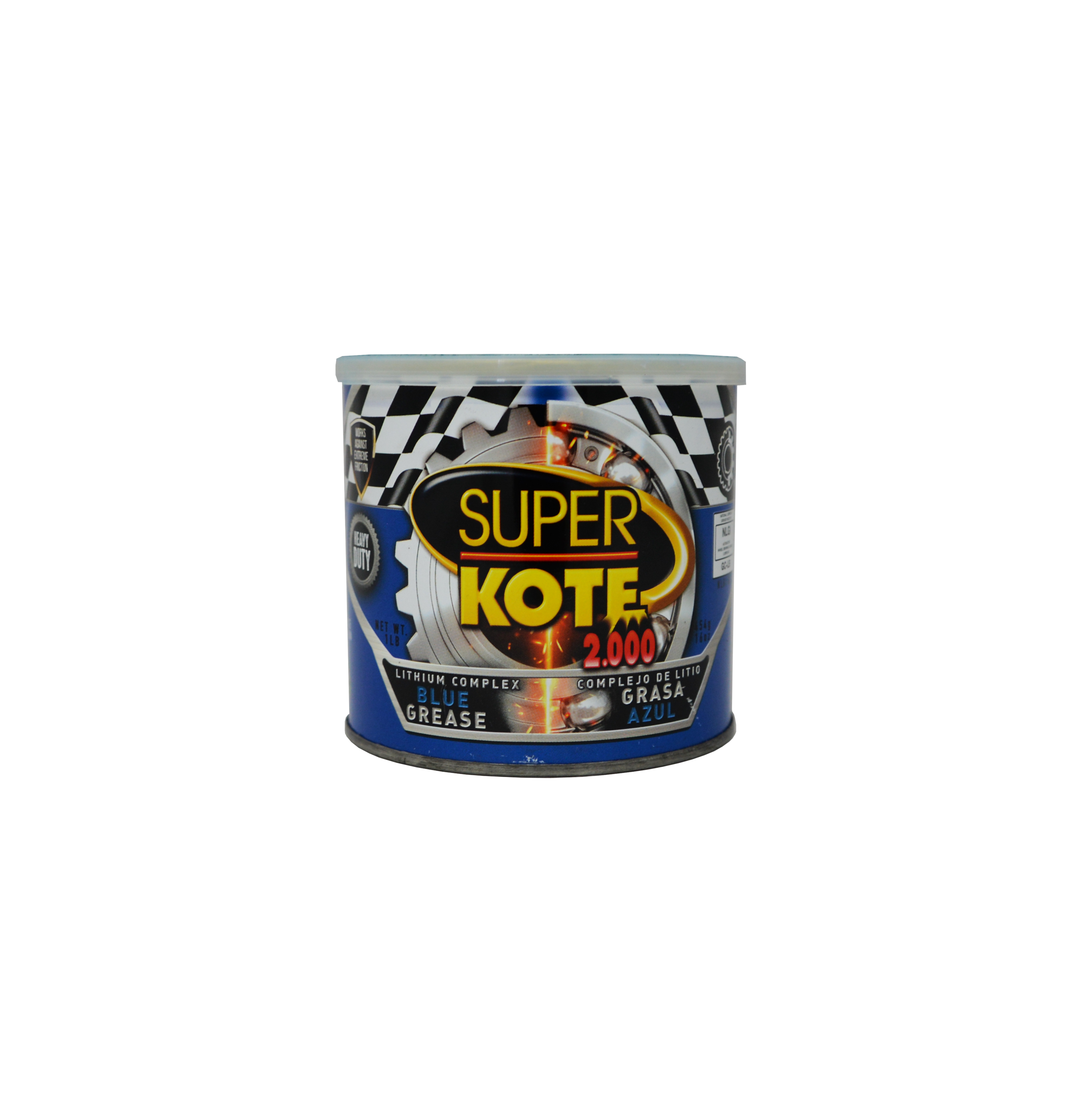 Grasa Complejo de Litio Azul EP2 NLGI 2 – SUPERKOTE 2000 – 1 lb