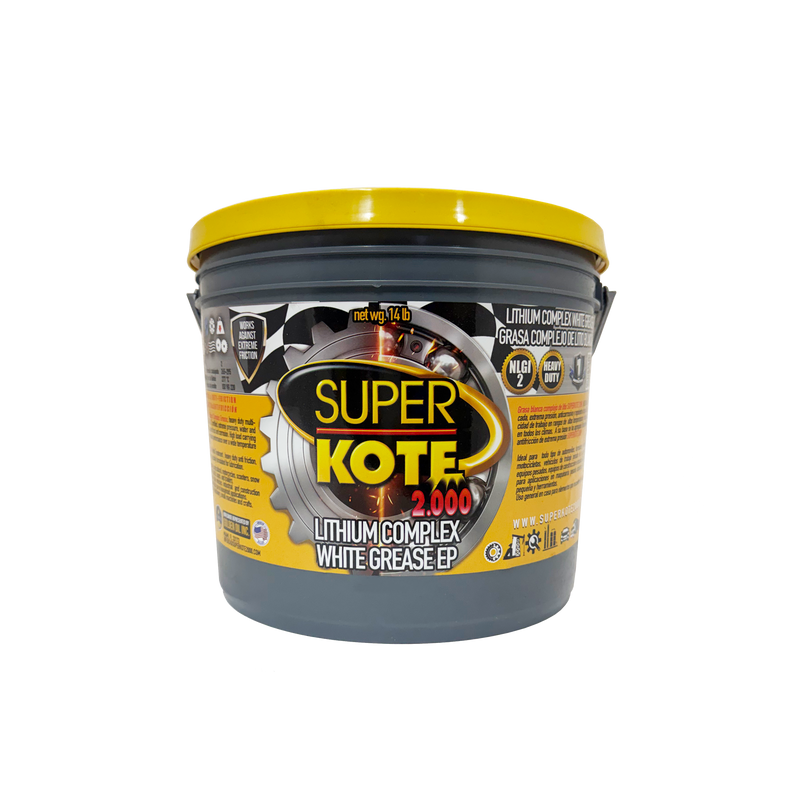 Grasa Complejo de Litio Blanca EP2 NLGI 2 – SUPERKOTE 2000 – 14 lb-1