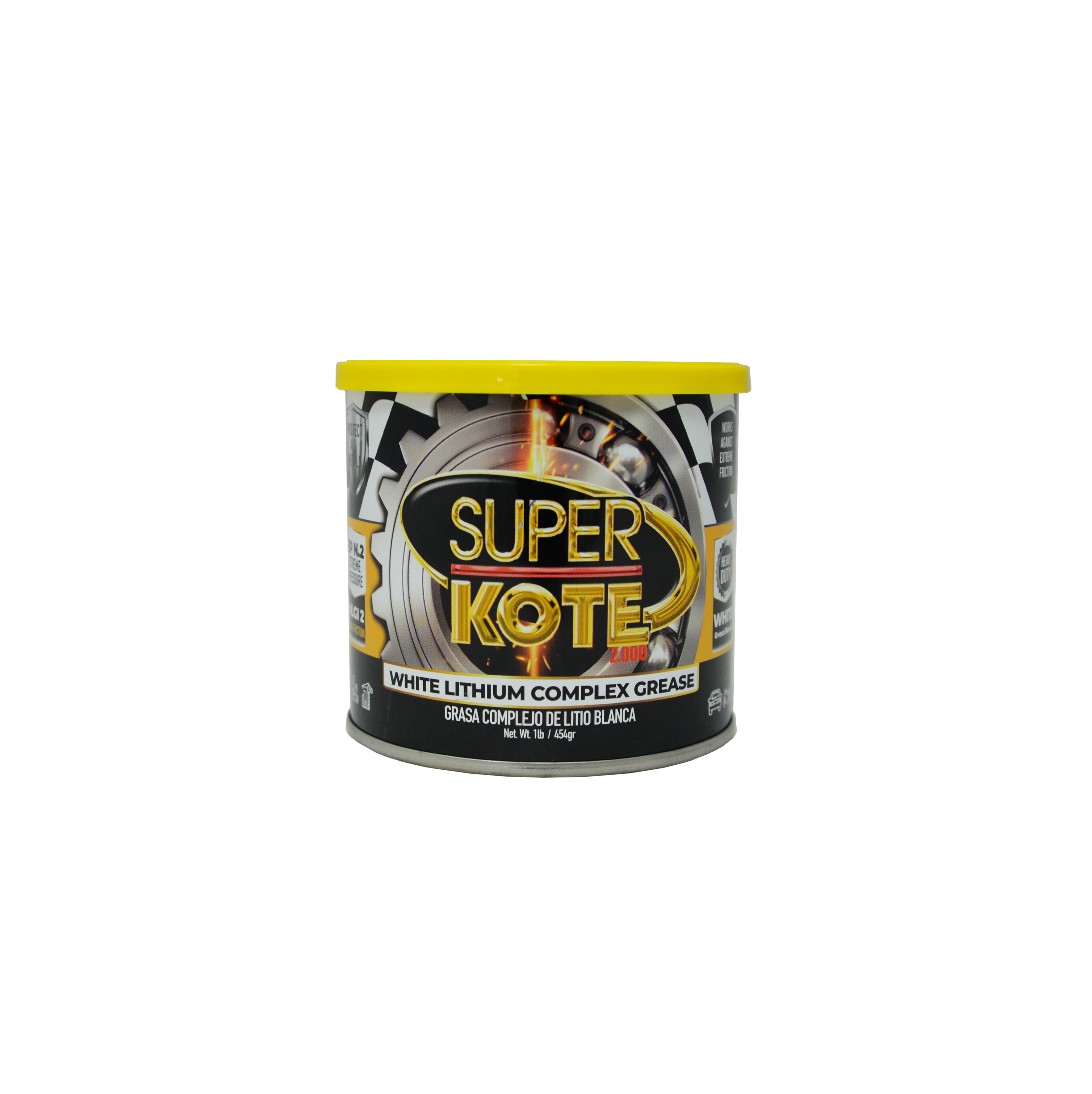 Grasa Complejo de Litio Blanca EP2 NLGI 2 – SUPERKOTE 2000 – 1 lb