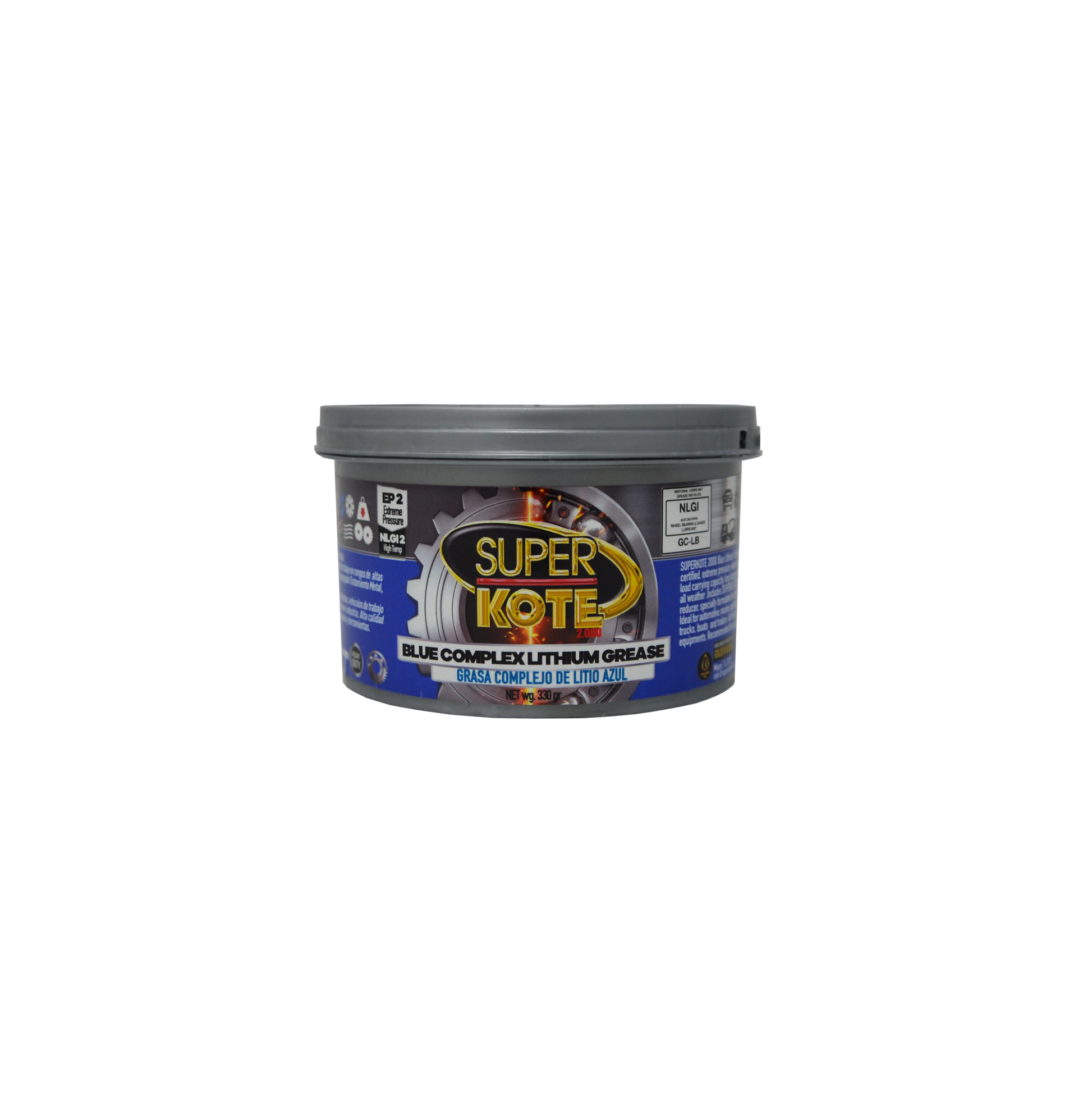 Grasa Complejo de Litio Azul EP2 NLGI 2 – SUPERKOTE 2000 – 330gr-1