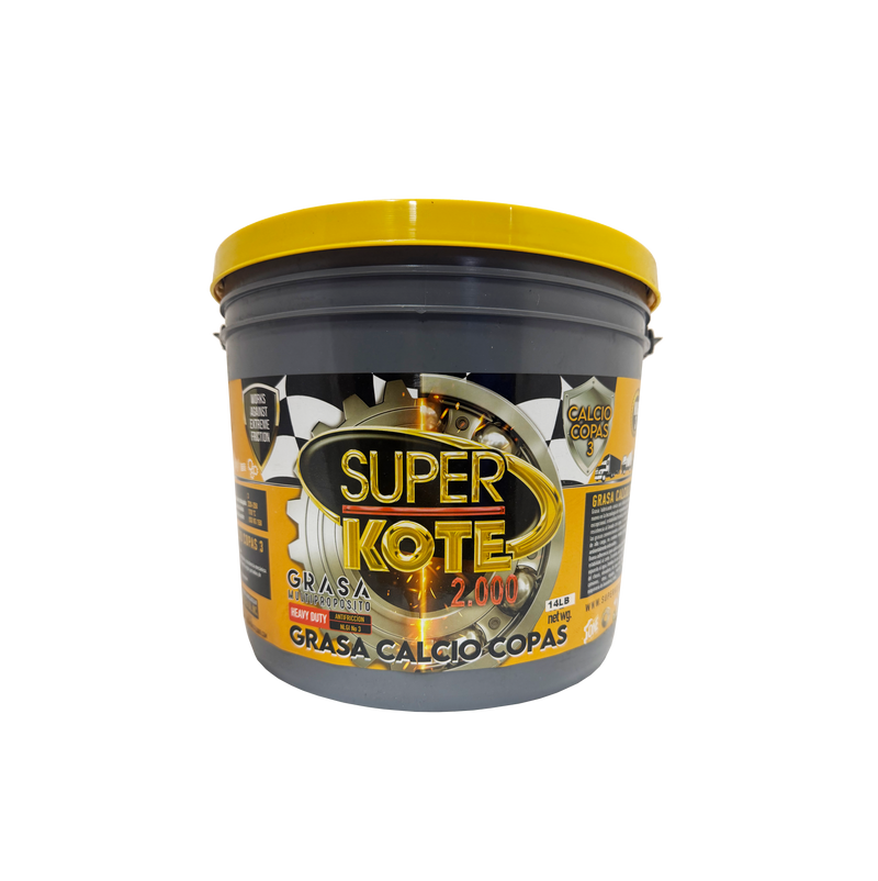 Grasa de Copas Cálcica Multipropósito NLGI 3 – SUPERKOTE 2000 – 14 lb-1