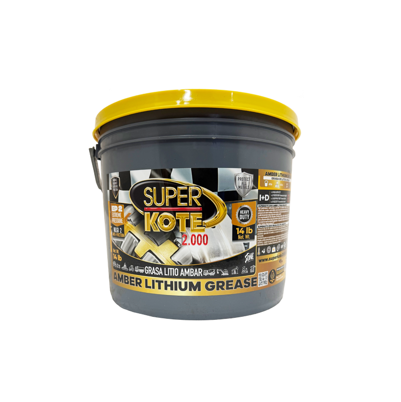 Grasa de Litio Ambar Multiproposito EP2 NLGI 2 – SUPERKOTE 2000 – 14 lb-1