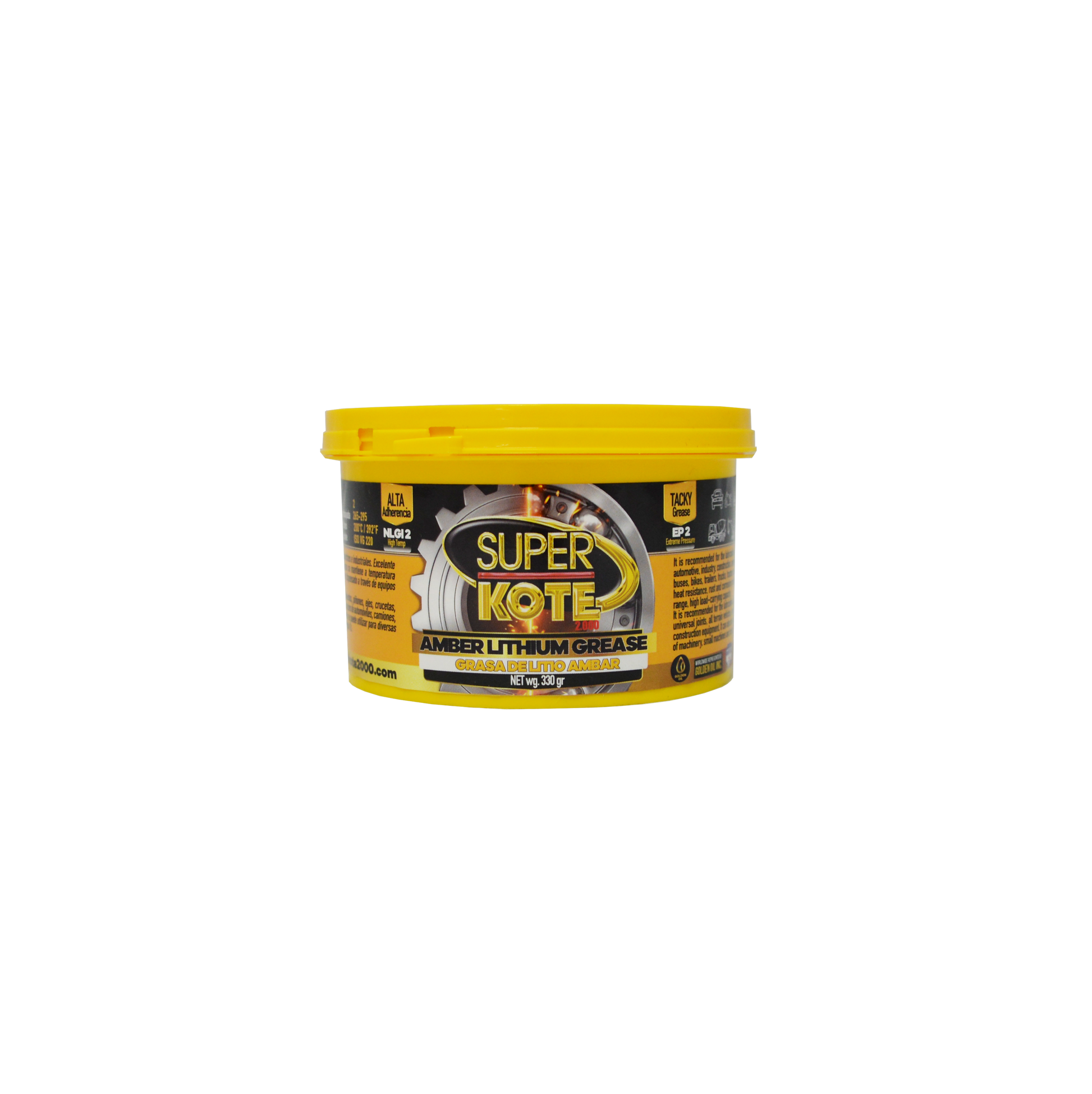 Grasa de Litio Ambar EP2 NLGI 2 – SUPERKOTE 2000 – 330gr-1