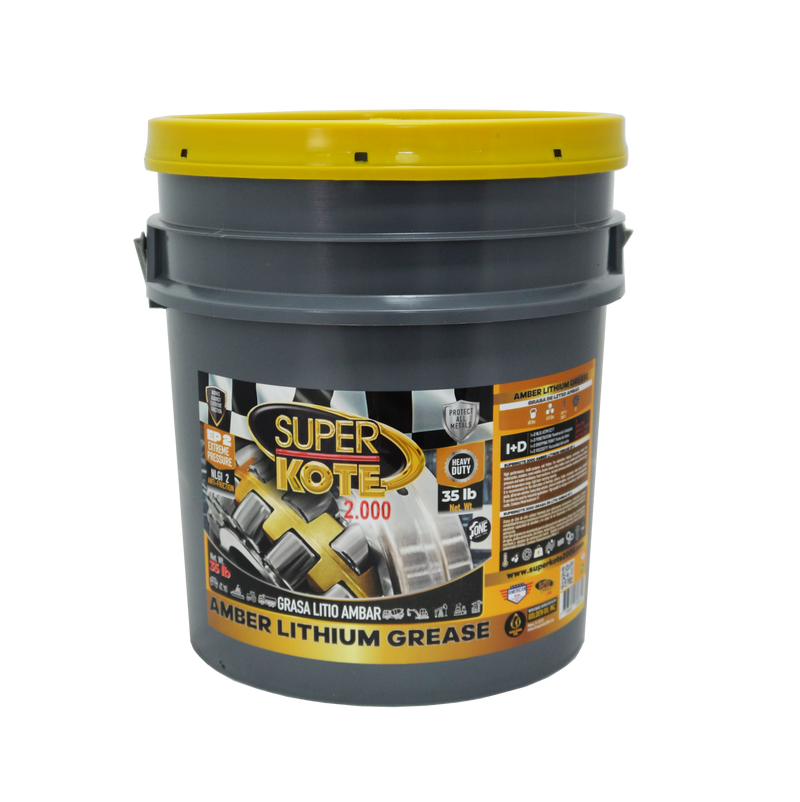 Grasa de Litio Ambar Multiproposito NLGI 2 – SUPERKOTE 2000 – 35 lb-1