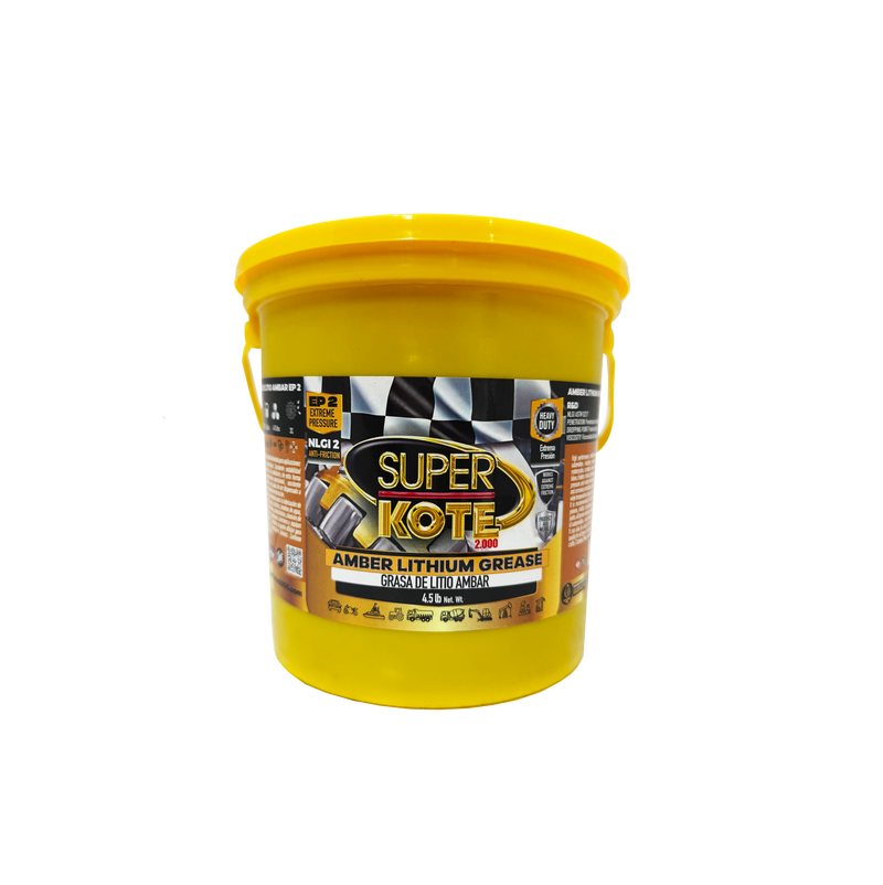 Grasa de Litio Ambar Multiproposito EP2 NLGI 2 – SUPERKOTE 2000 – 4.5 lb-1