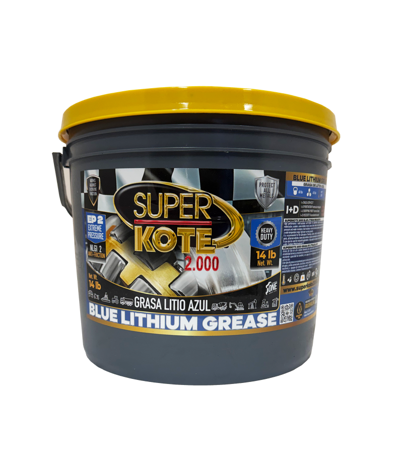 Grasa de Litio Azul EP2 NLGI 2 – SUPERKOTE 2000 – 14 lb-2
