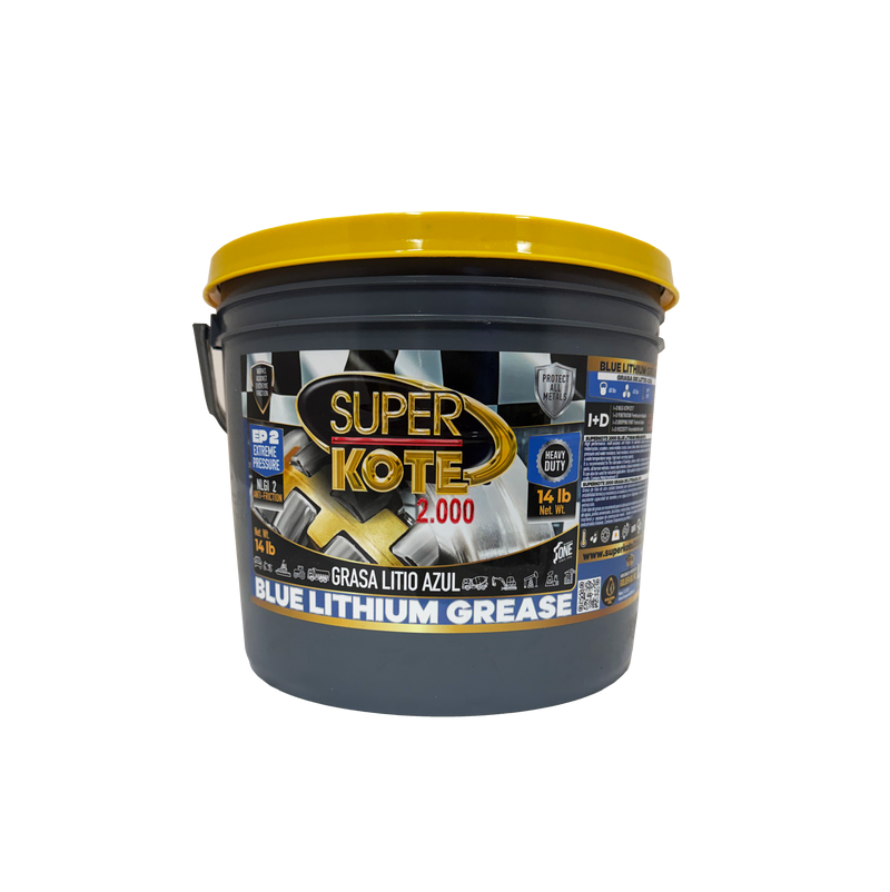 Grasa de Litio Azul EP2 NLGI 2 – SUPERKOTE 2000 – 14 lb-1