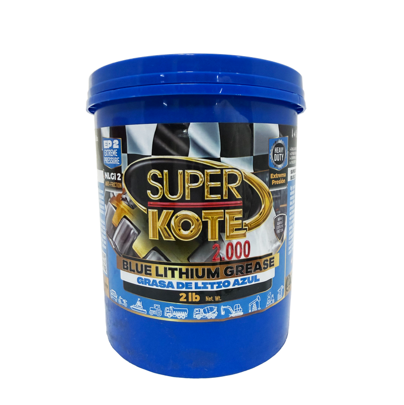 Grasa de Litio Azul EP2 NLGI 2 – SUPERKOTE 2000 – 2 lb-3