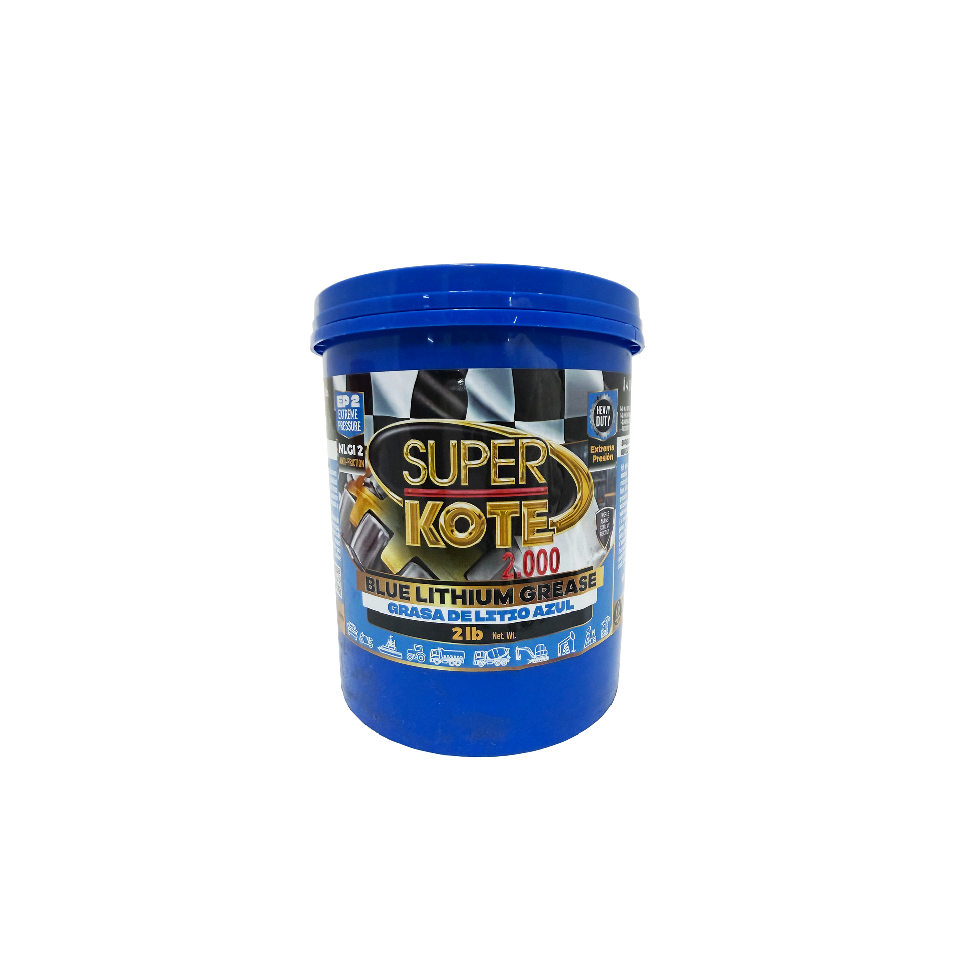 Grasa de Litio Azul EP2 NLGI 2 – SUPERKOTE 2000 – 2 lb-1
