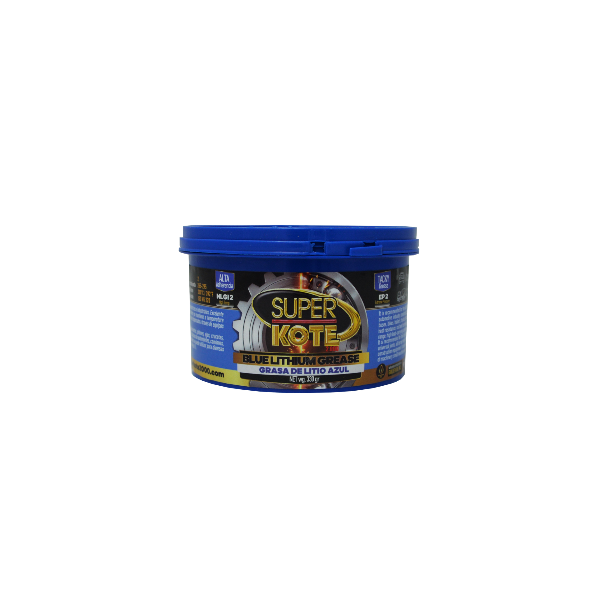 Grasa de Litio Azul EP2 NLGI 2 – SUPERKOTE 2000 – 330gr-1