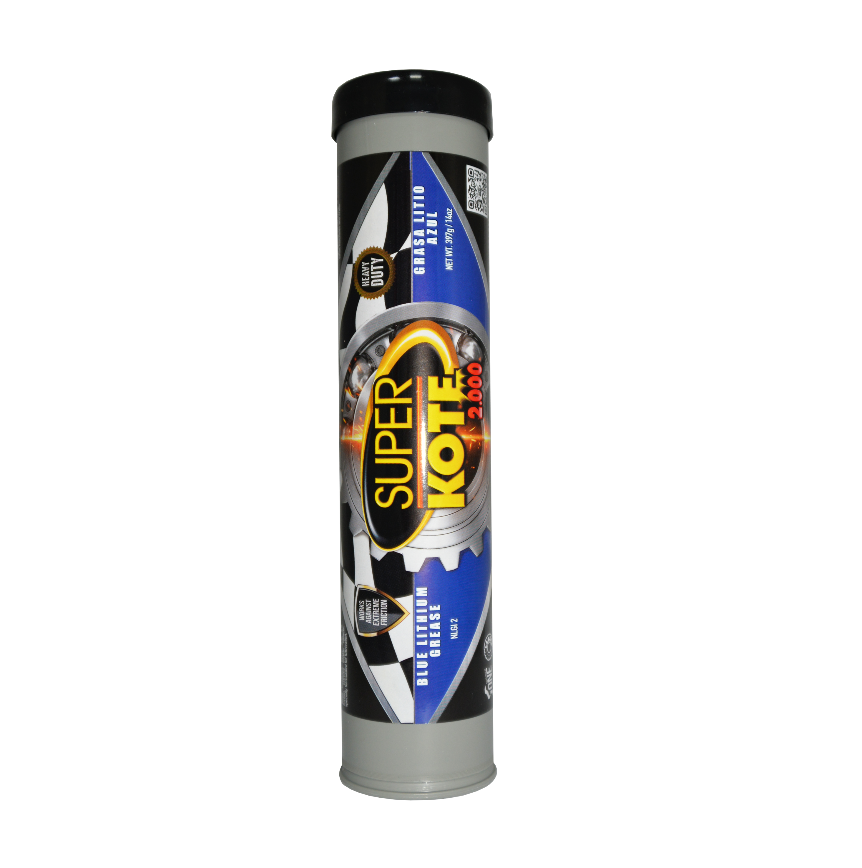 Grasa de Litio Azul Cartucho EP2 NLGI 2 – SUPERKOTE 2000 – 397gr x 1un-3