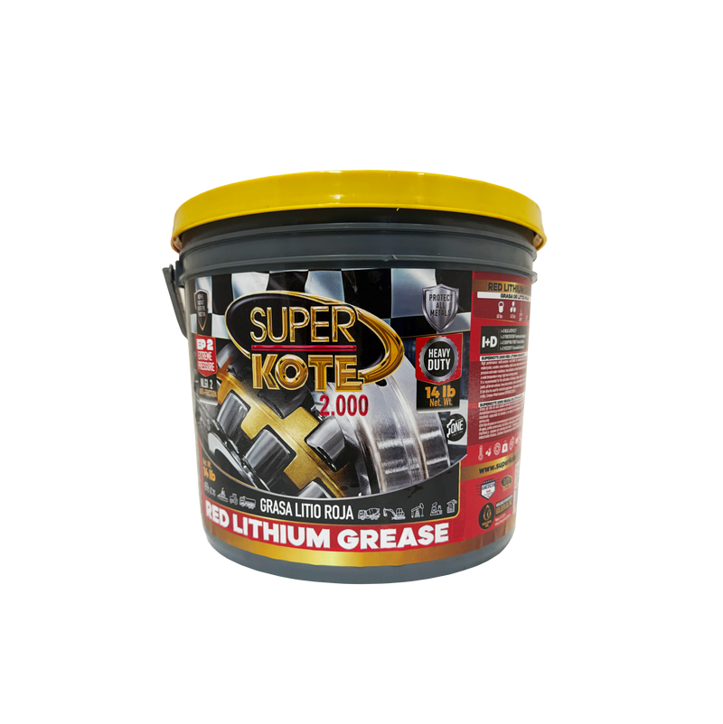 Grasa de Litio Roja EP2 NLGI 2 – SUPERKOTE 2000 – 14 lb-1