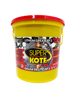 Grasa de Litio Roja EP2 NLGI 2 – SUPERKOTE 2000 – 4.5 lb-3