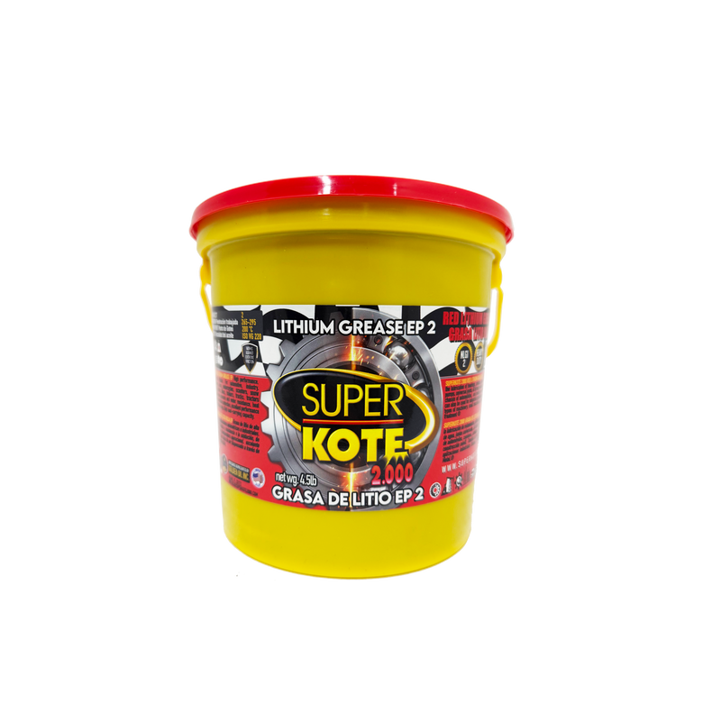 Grasa de Litio Roja EP2 NLGI 2 – SUPERKOTE 2000 – 4.5 lb-1