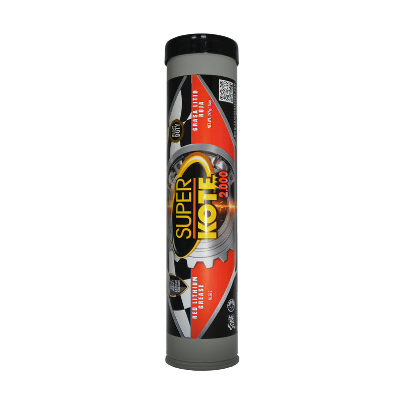 Grasa de Litio Roja Cartucho EP2 NLGI 2 – SUPERKOTE 2000 – 397gr x 1un-3