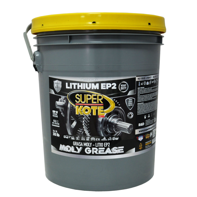 Grasa Moly de Litio EP2 NLGI 2 con 3% Molibdeno – SUPERKOTE 2000 – 35 lb-3